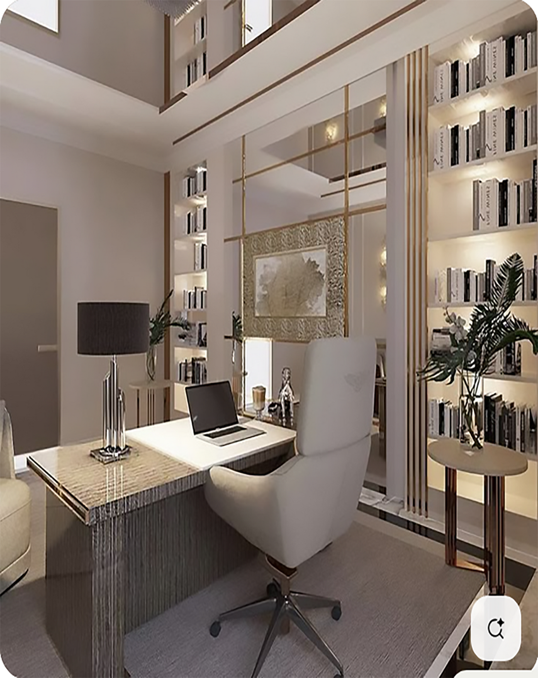 Wip Cream Office Desk ANGIE HOMES