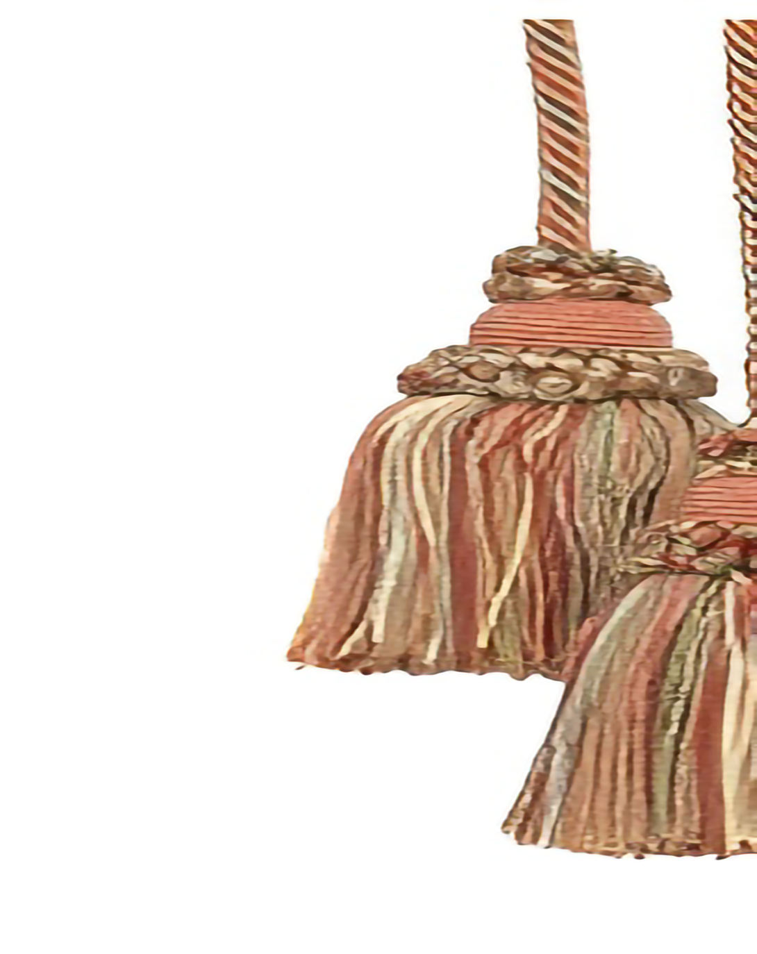 Wooden Polyester Olive Drab Tie Backs ANGIE HOMES