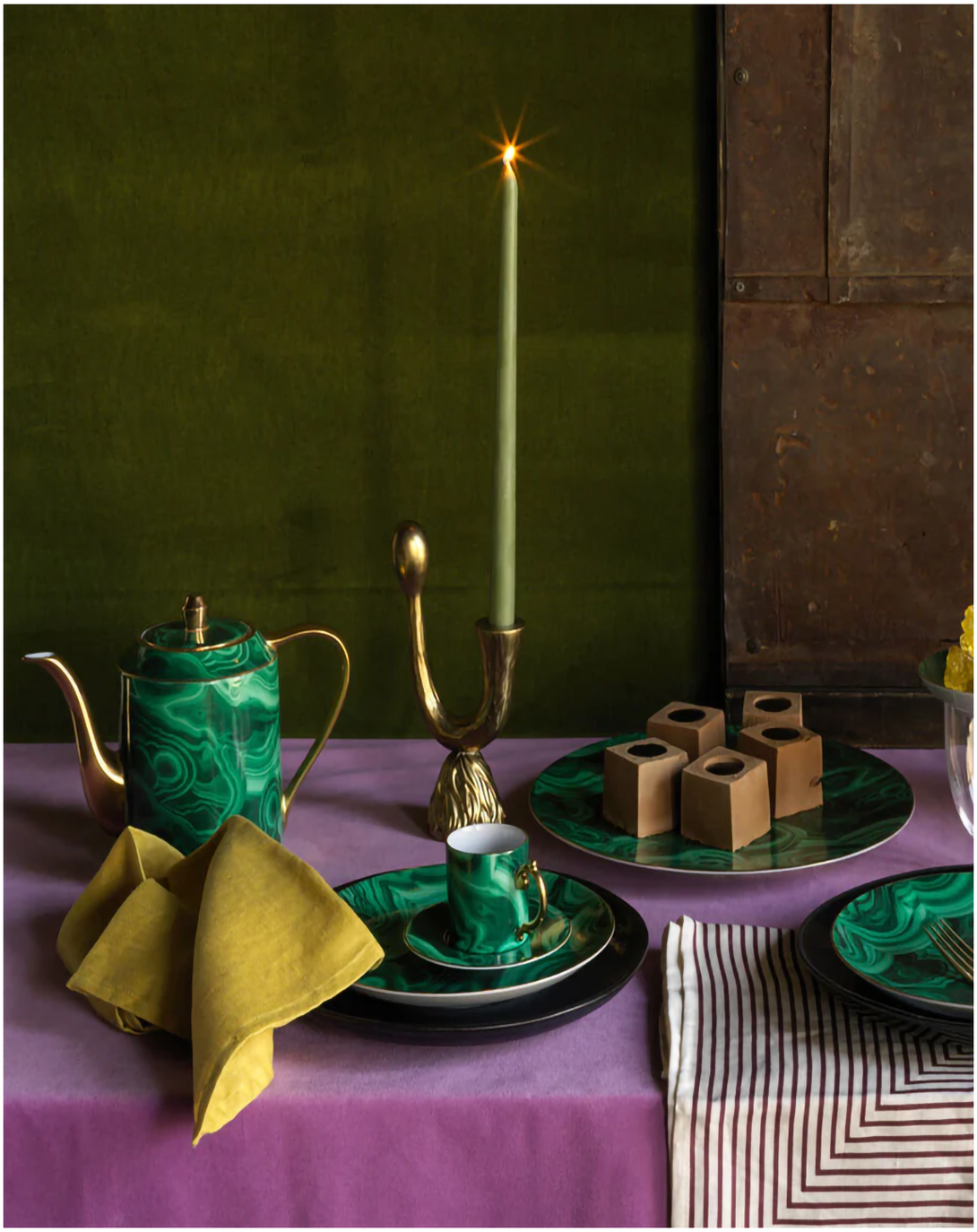 Yixing Green Dinner & Tea Set ANGIE HOMES