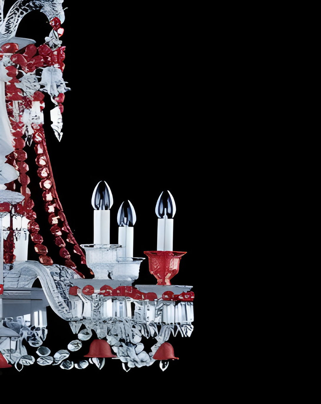 Yui Classic Crystal Glass Chandelier Light ANGIE HOMES