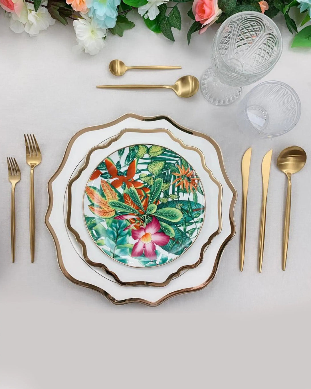 Yvonne Dinner Plates ANGIE HOMES