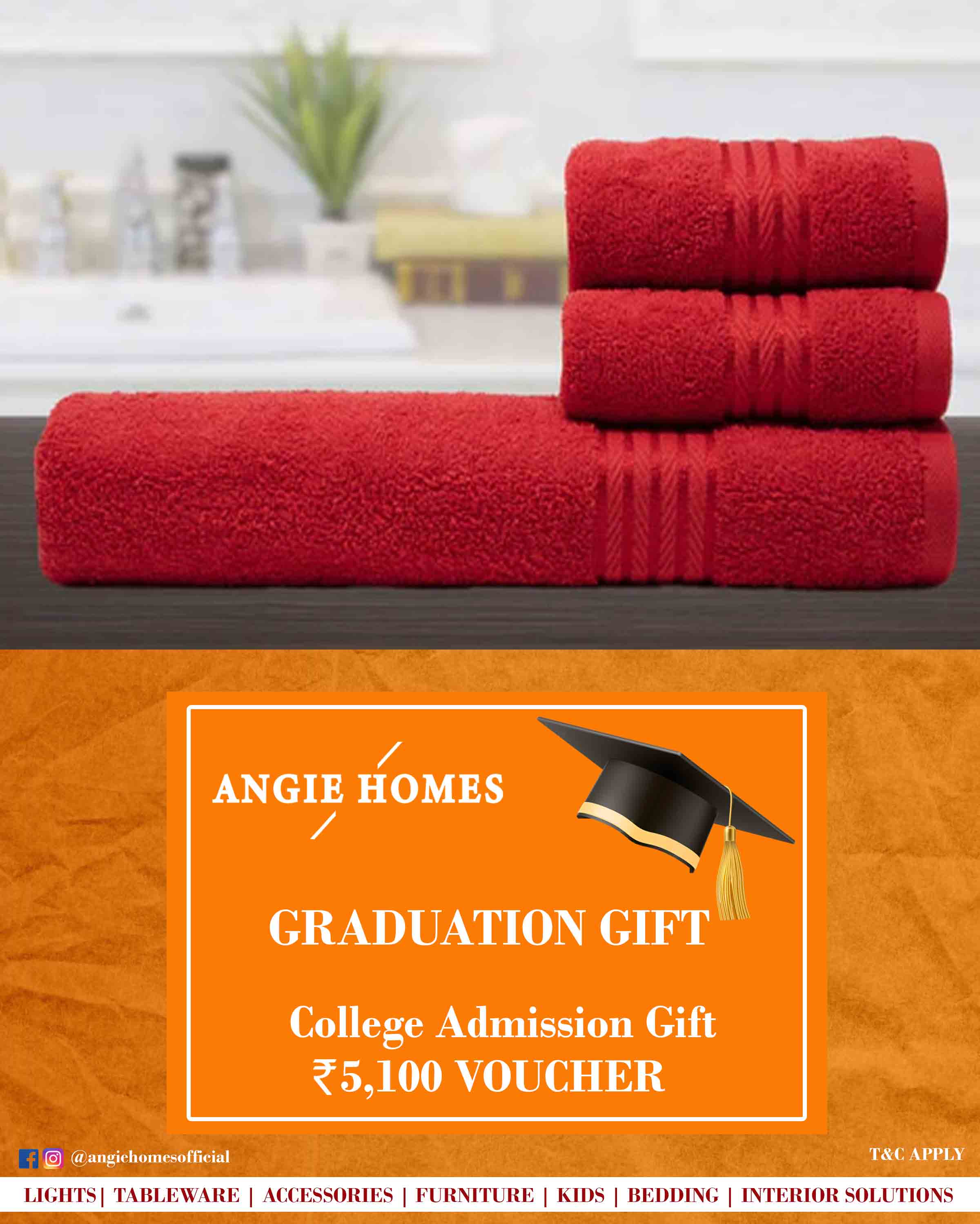 Online Gift Voucher for College Registry ANGIE HOMES