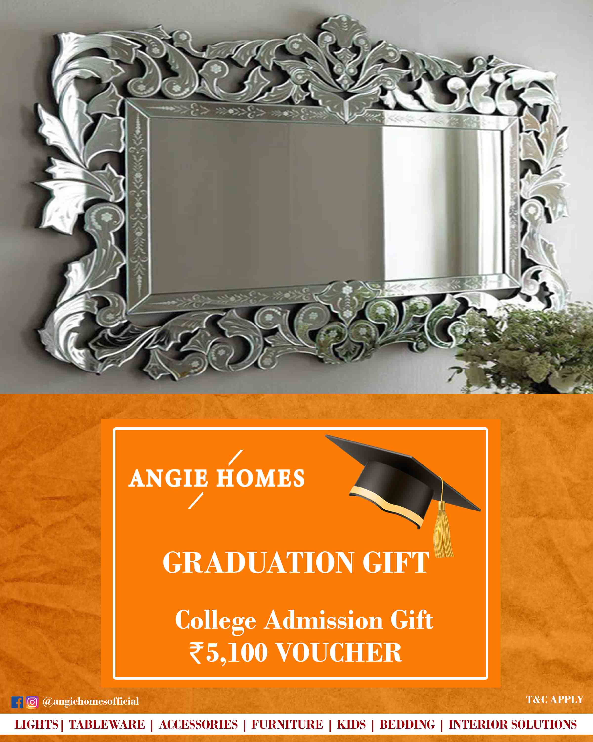 Online Gift Voucher for College Registry ANGIE HOMES