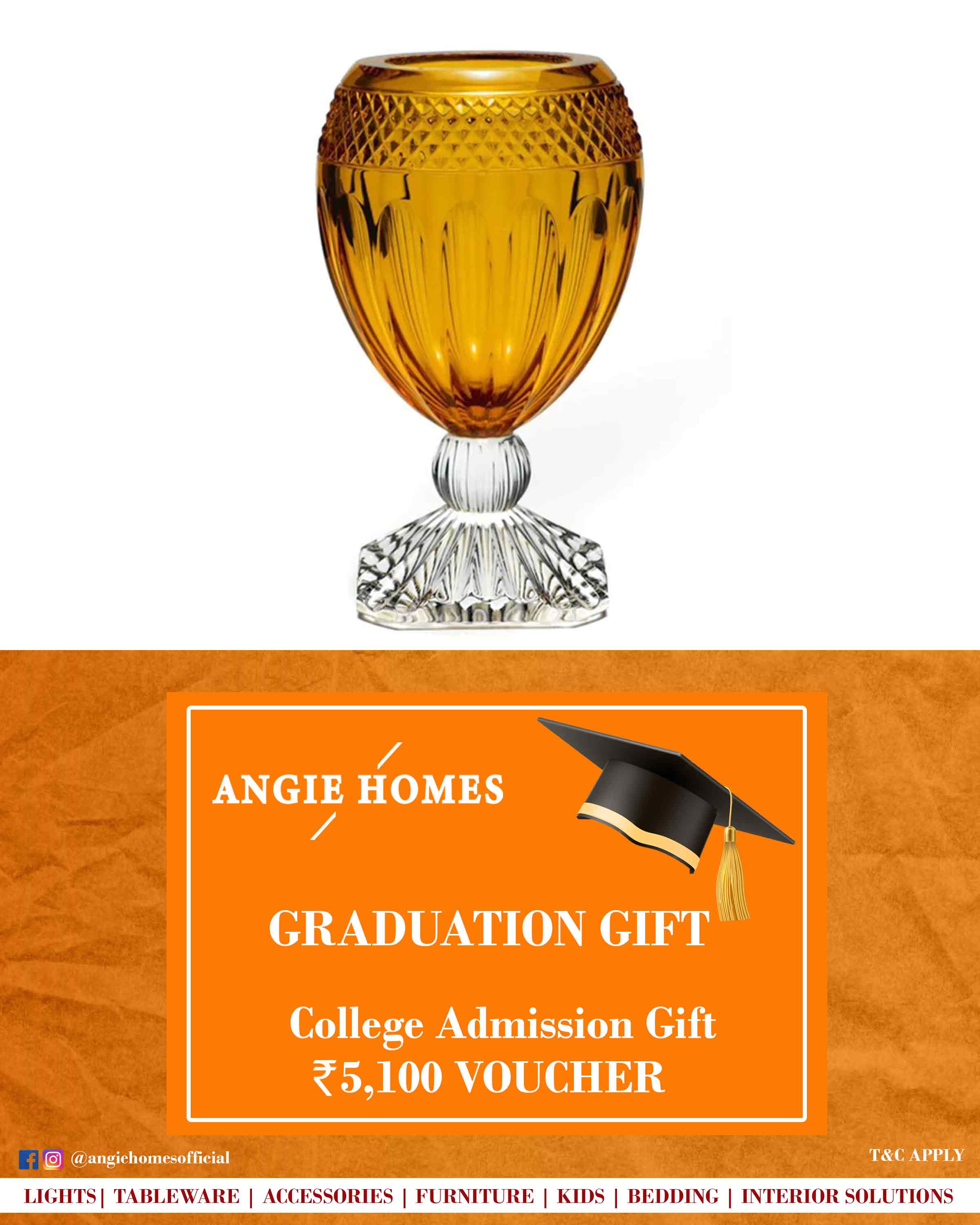 Online Gift Voucher for College Registry ANGIE HOMES