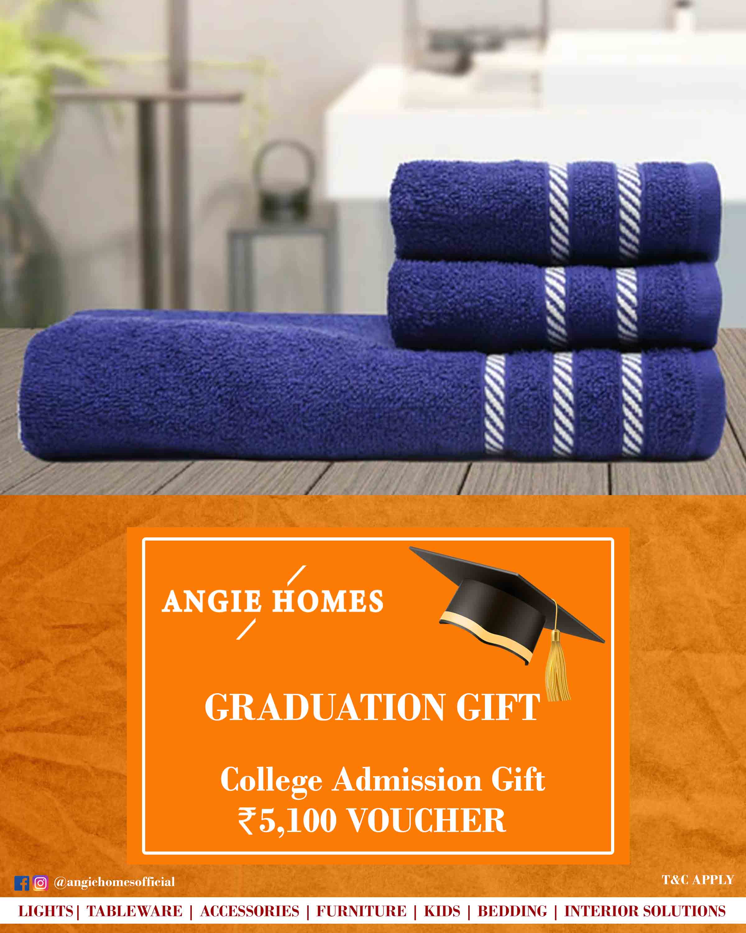 Online Gift Voucher for College Registry ANGIE HOMES