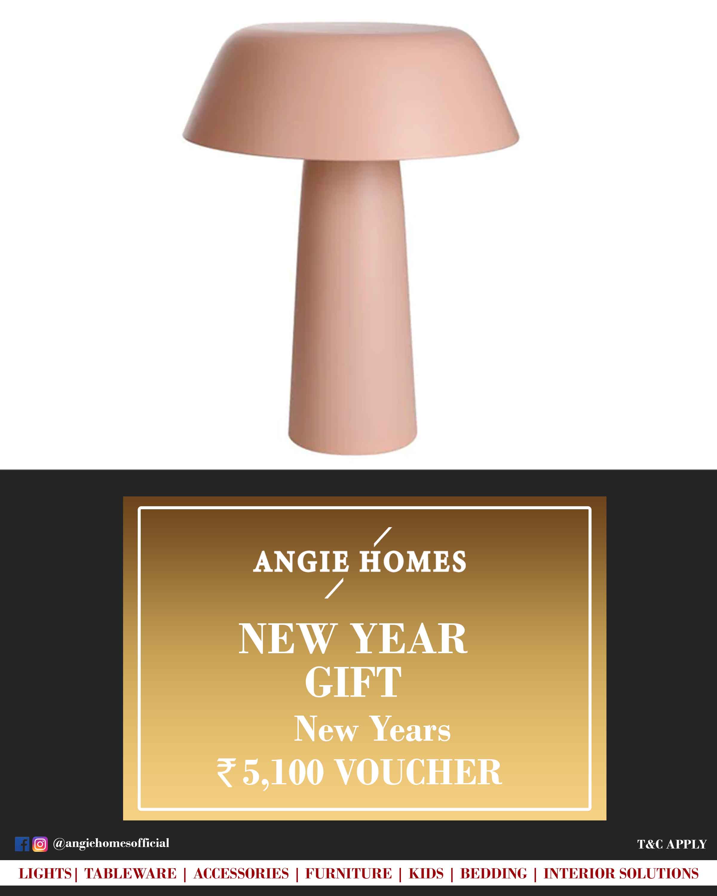 Online New Year Gift Voucher for Online Light | Table Lamp ANGIE HOMES