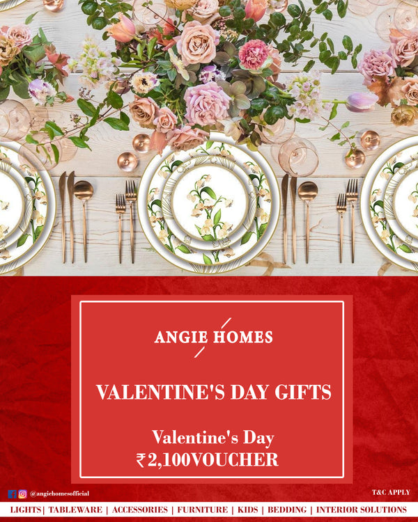 Online Happy Valentine's Day Gift Card Voucher for Tableware ANGIE HOMES