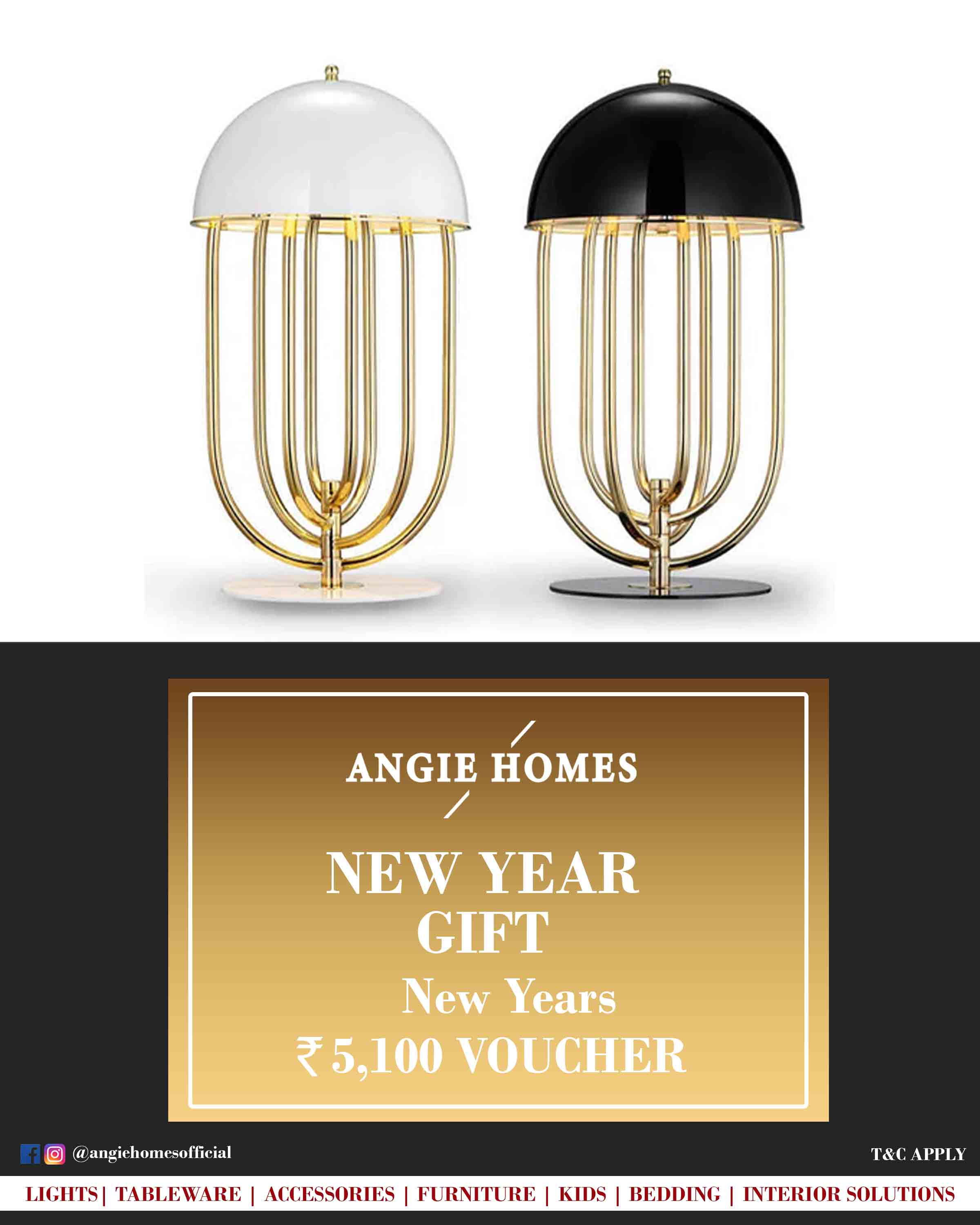 Online New Year Gift Voucher for Online Light | Table Lamp ANGIE HOMES