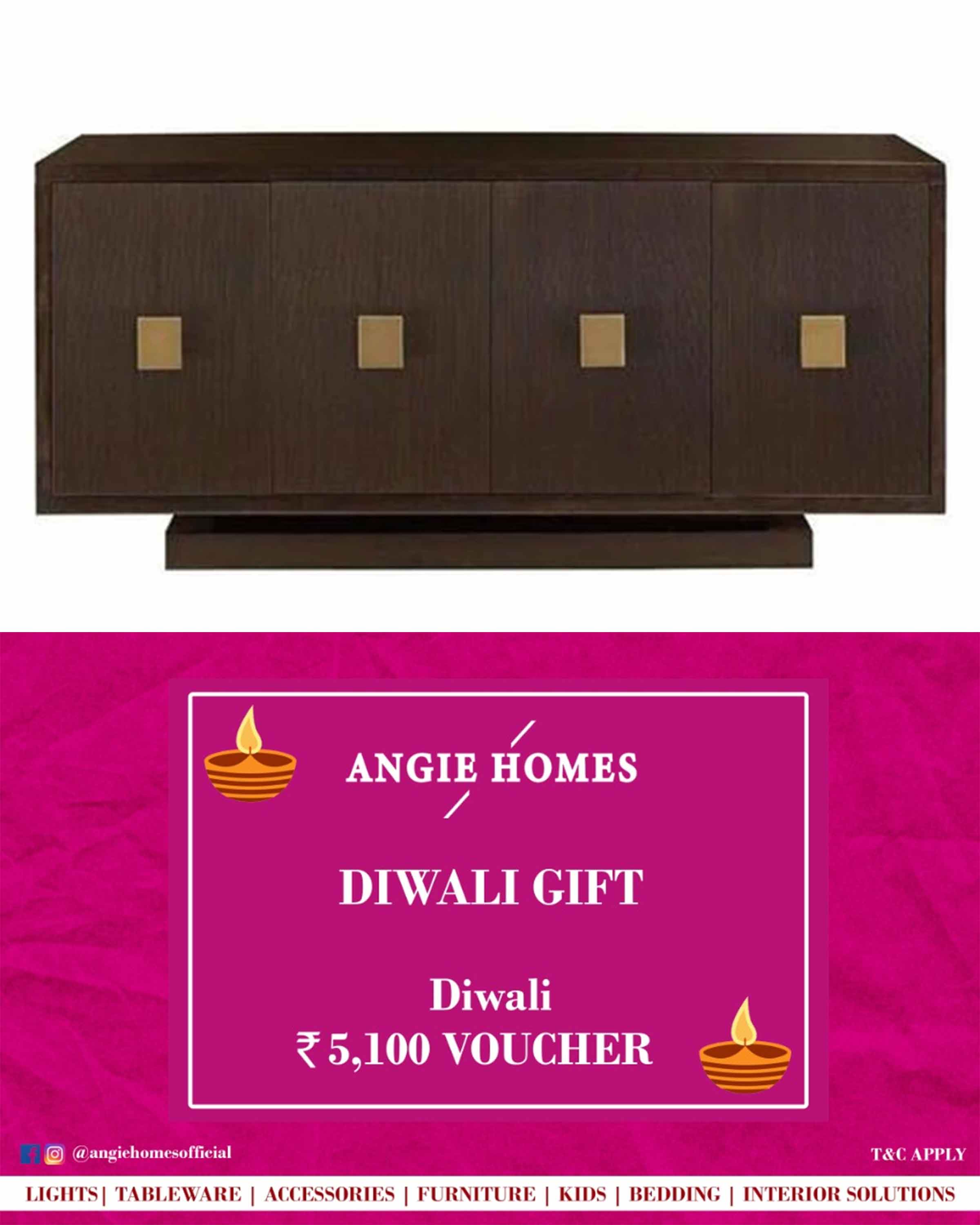 Online Diwali Gift Card Voucher for Wooden Console | Furniture ANGIE HOMES