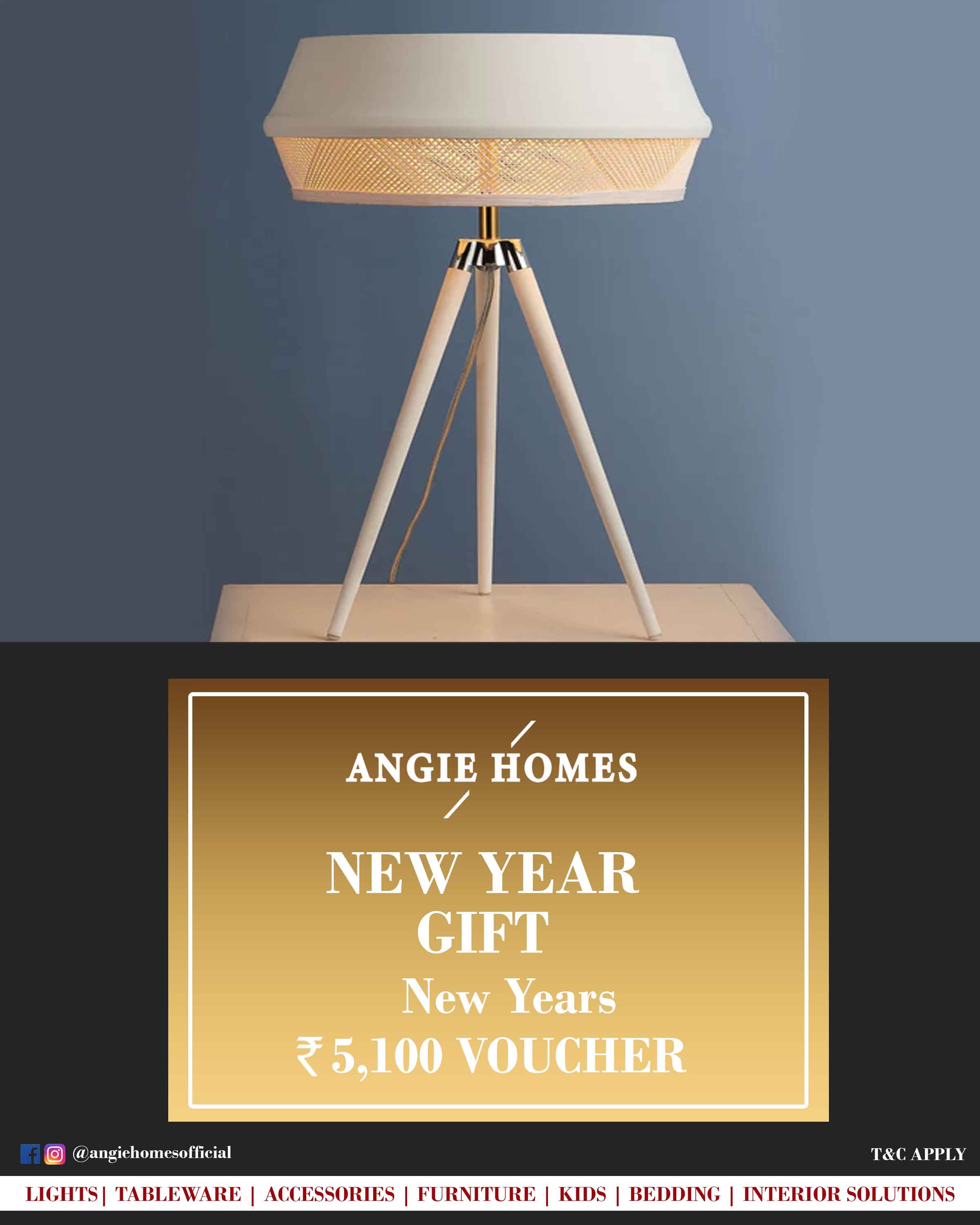 Online New Year Gift Card Voucher for Lights ANGIE HOMES