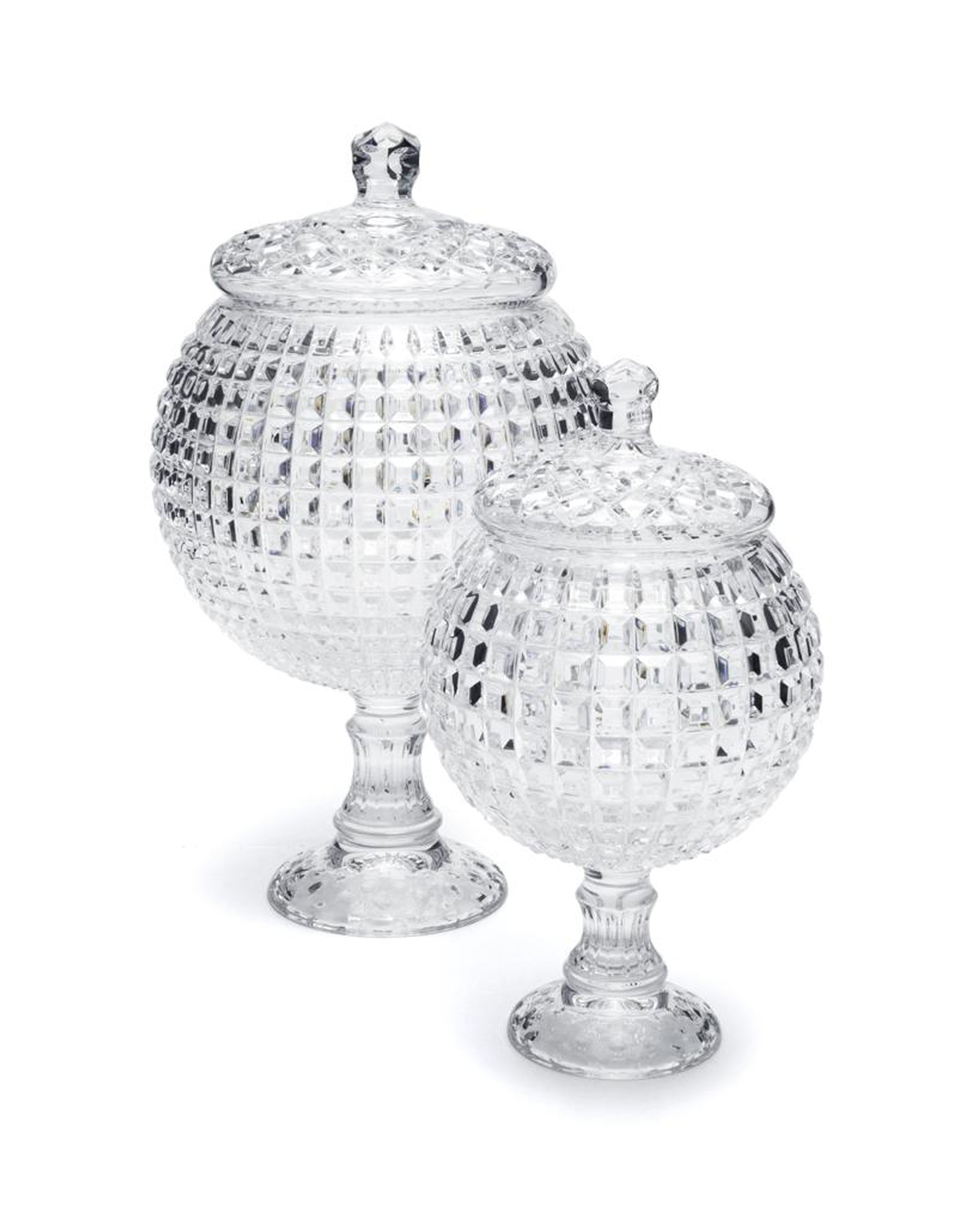 SAUMON CRYSTAL POT - LUXE COLELCTION ANGIE HOMES