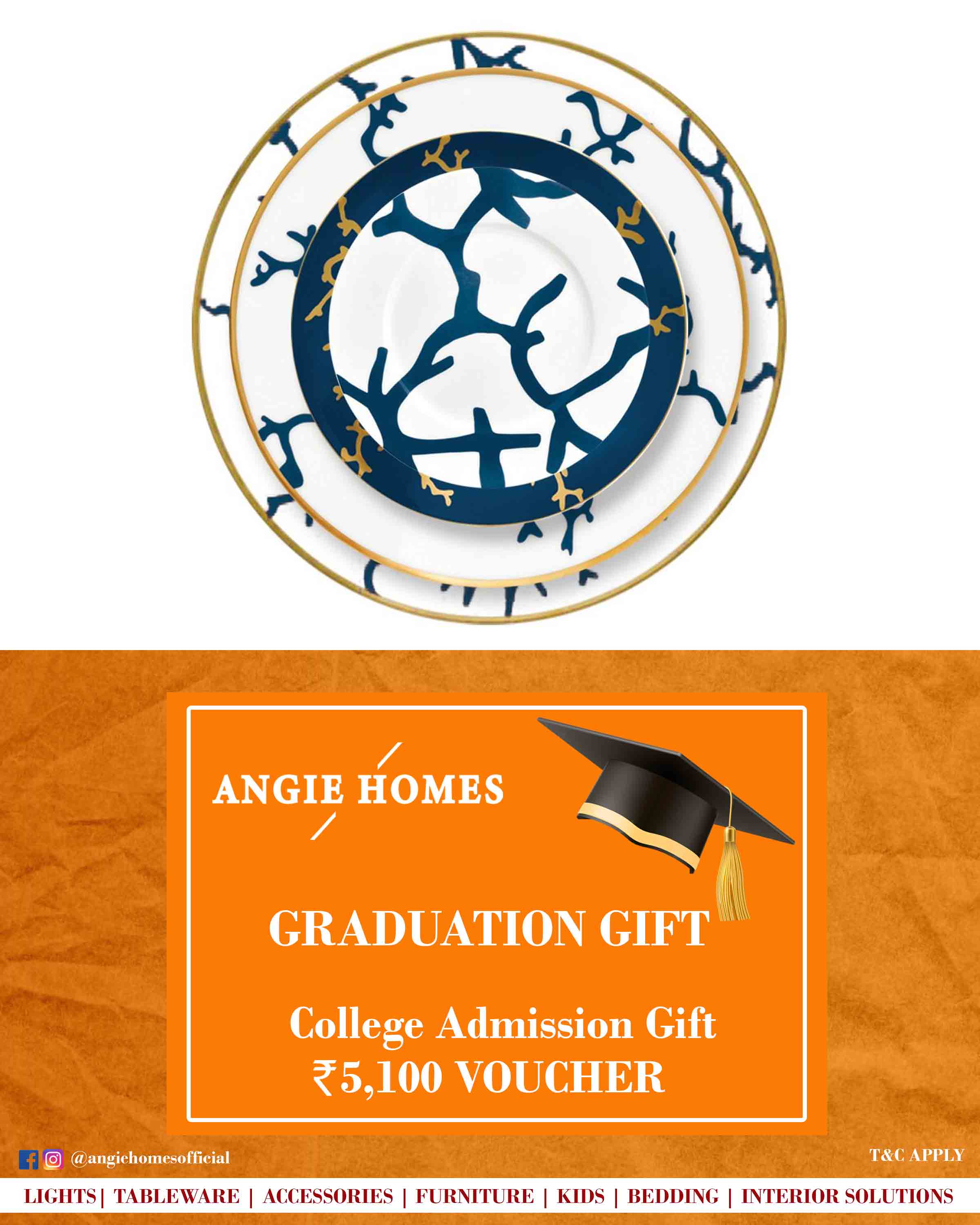 Online Gift Voucher for College Registry ANGIE HOMES