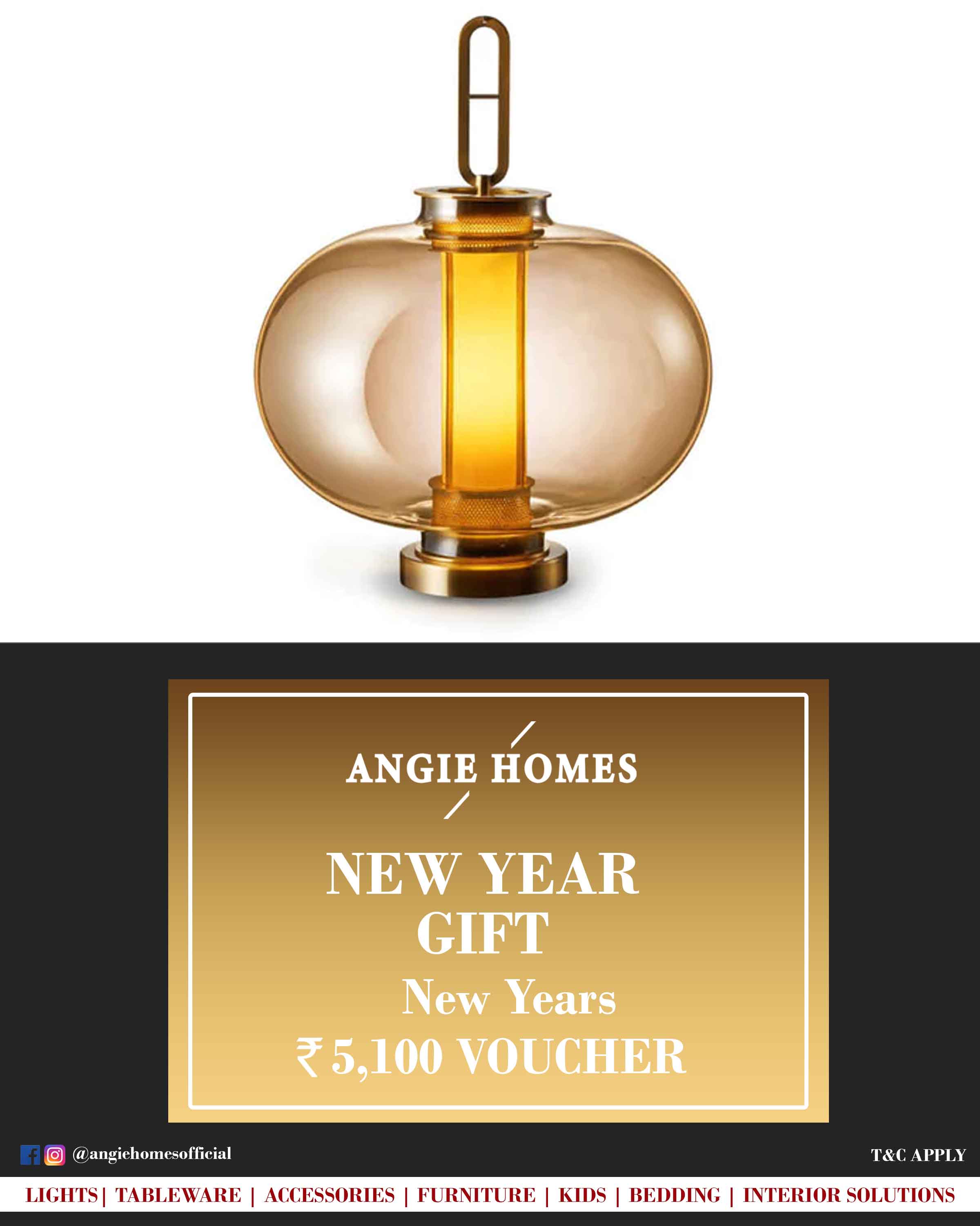 Online New Year Gift Card Voucher for Lights ANGIE HOMES