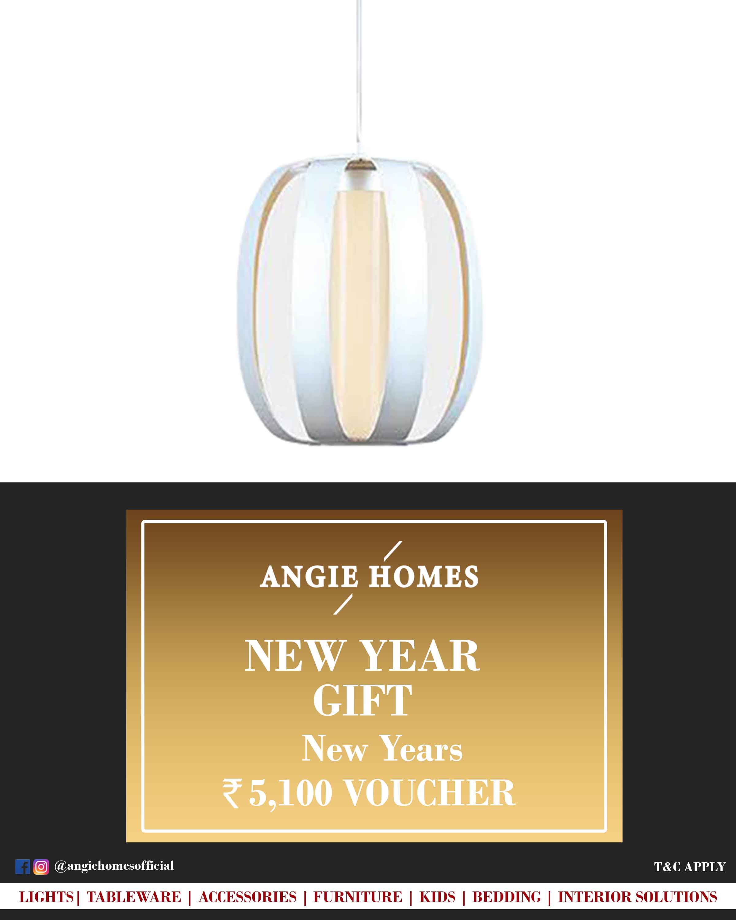 Online New Year Gift Card Voucher for Lights ANGIE HOMES