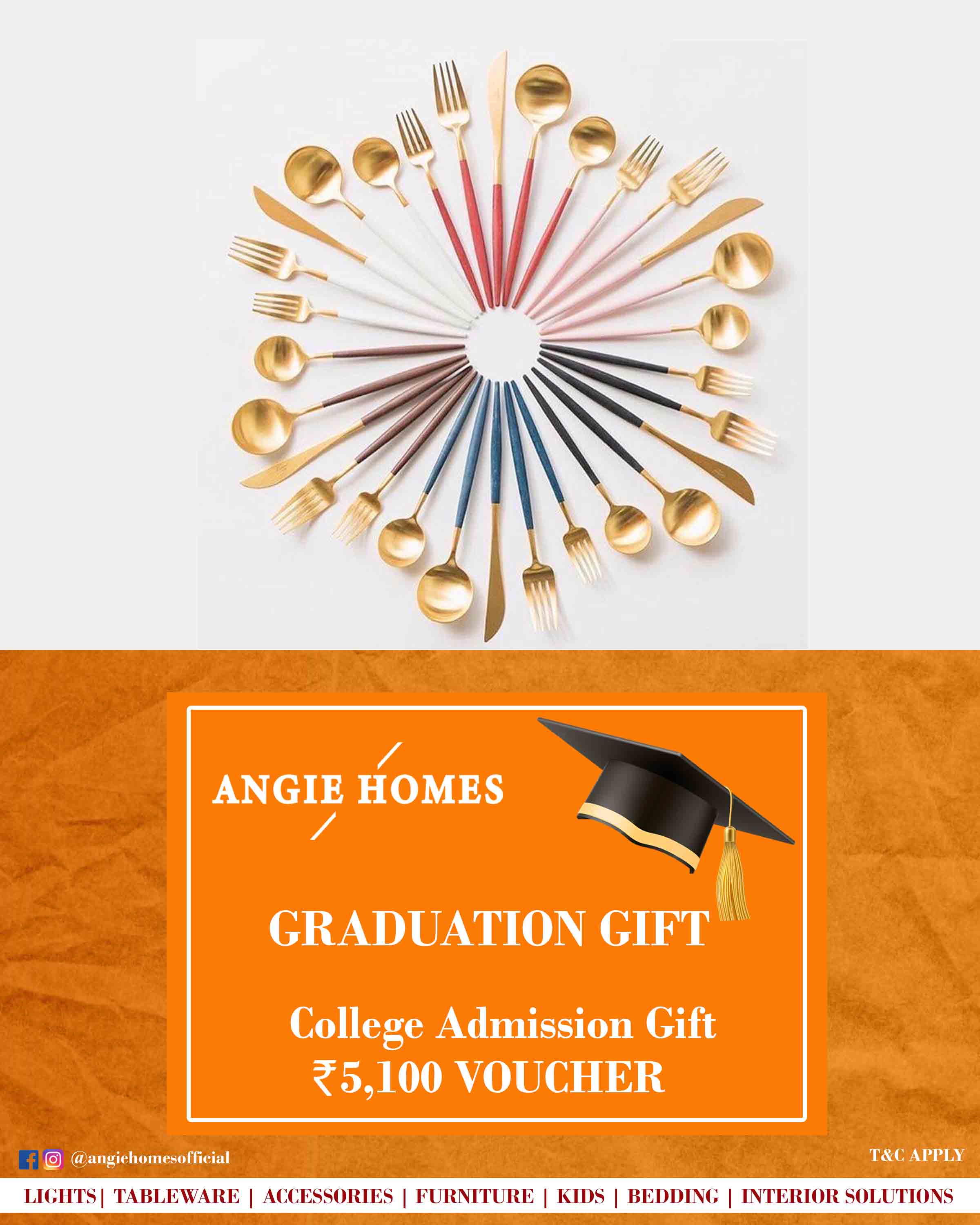 Online Gift Voucher for College Registry ANGIE HOMES