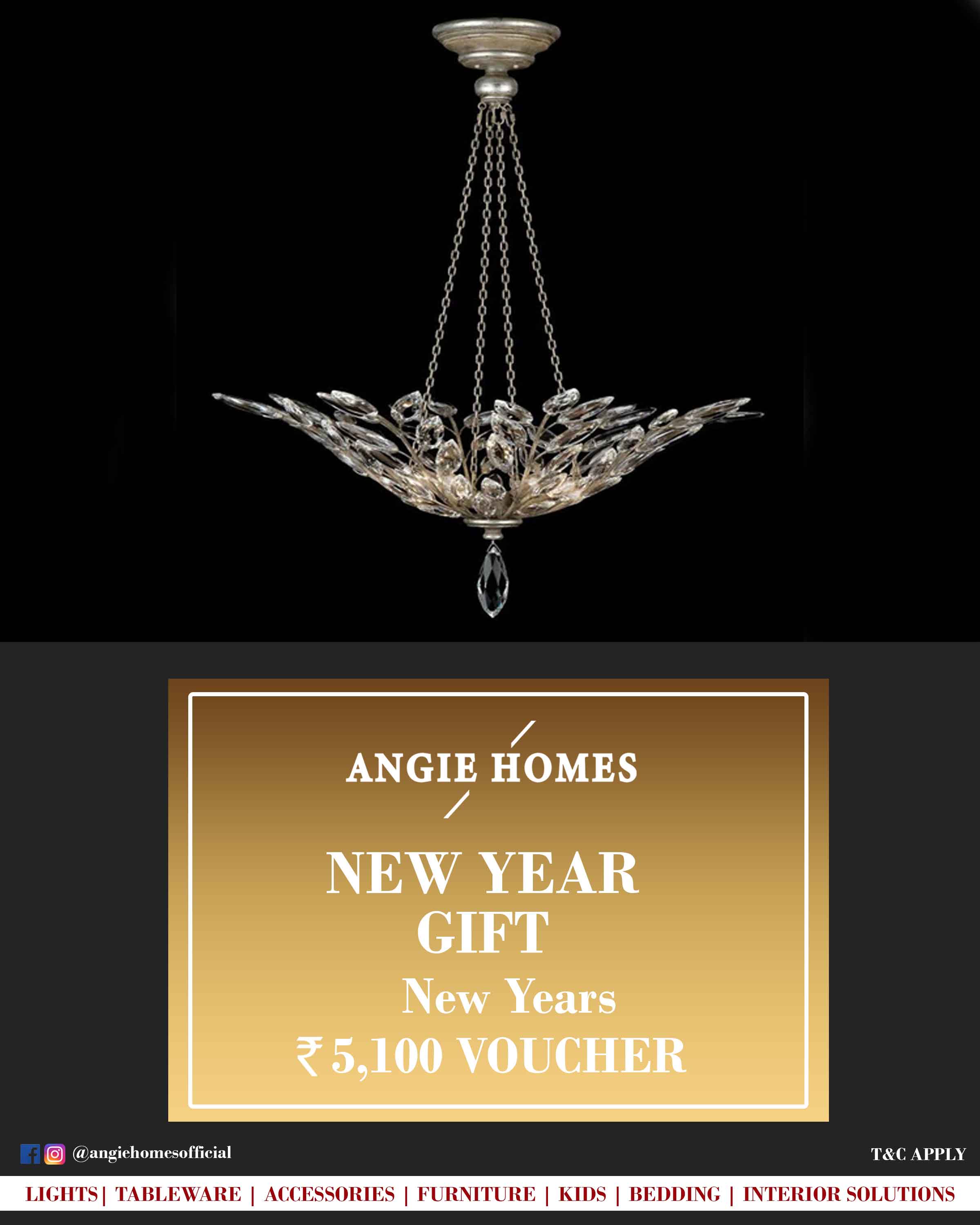 Online New Year Gift Card Voucher for Lights ANGIE HOMES