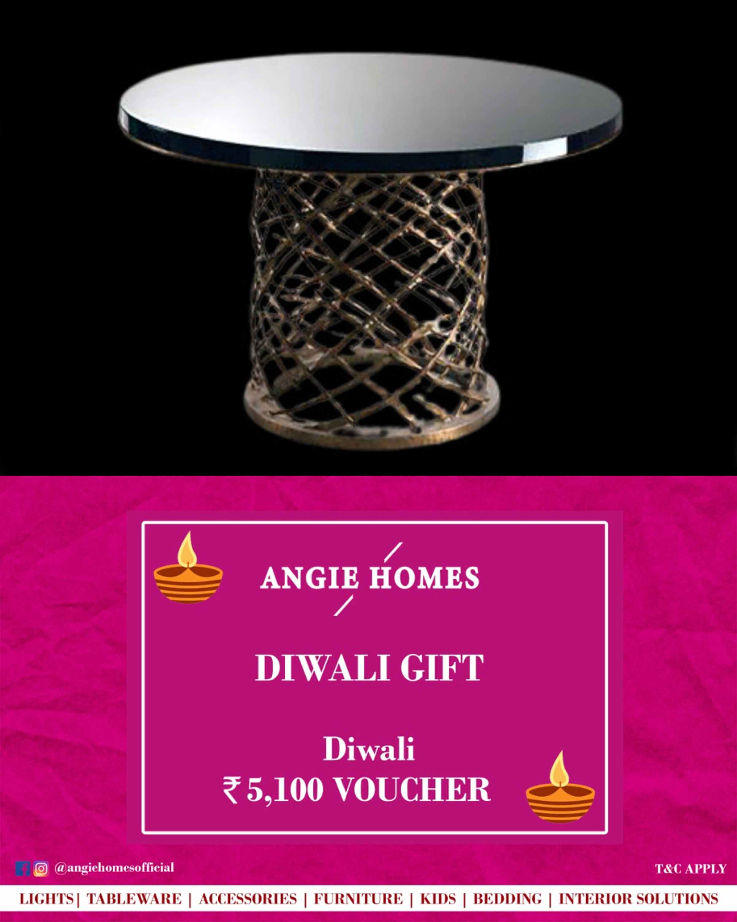 Online Diwali Gift Card Voucher for Metal Side Table | Furniture ANGIE HOMES