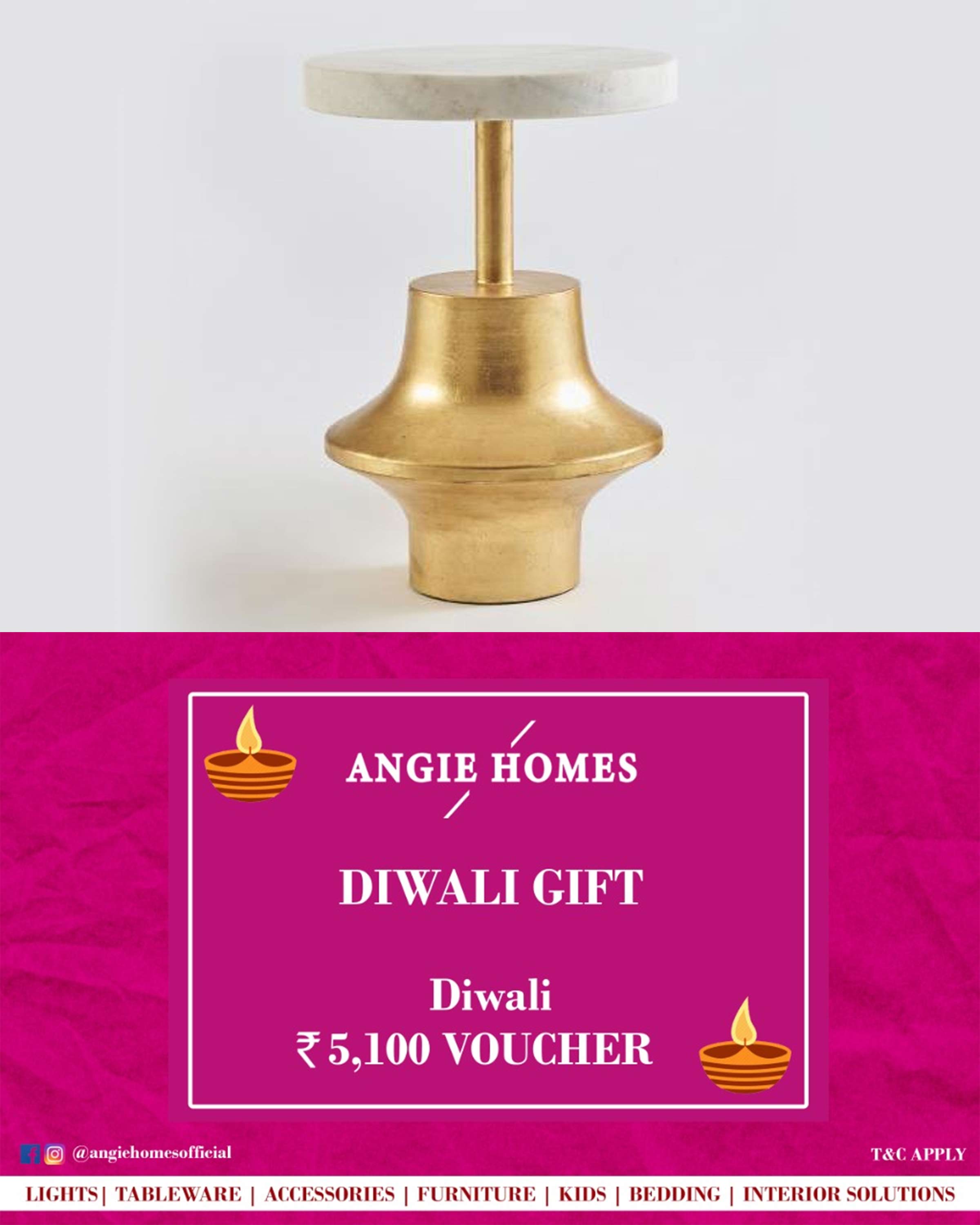 Online Diwali Gift Card Voucher for Side Table | Furniture ANGIE HOMES