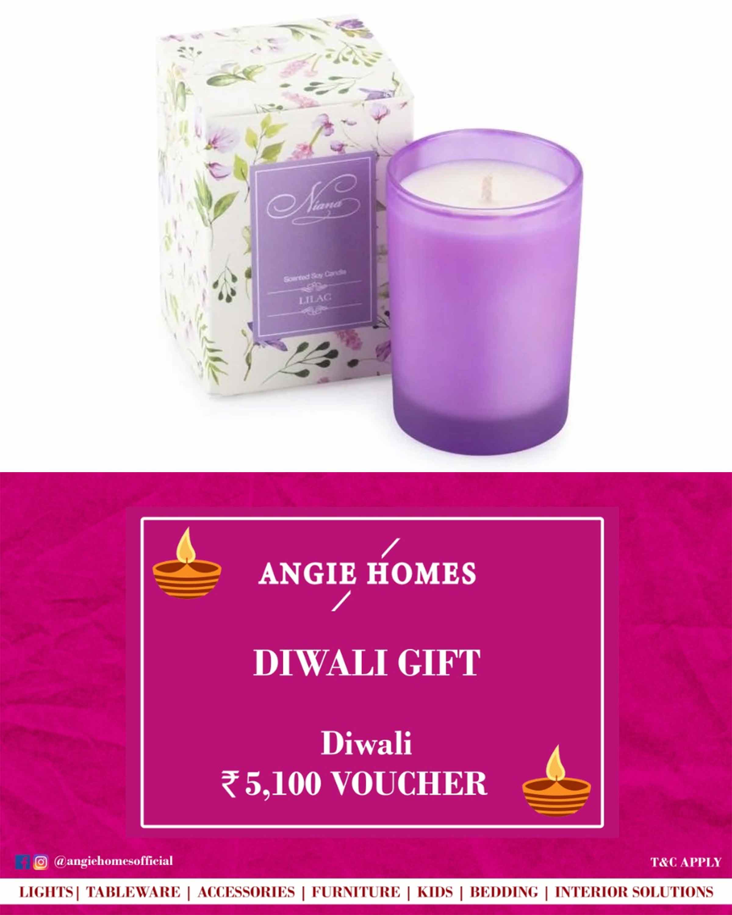 Online Diwali Gift Card Voucher for Perfume Candle | Accessories ANGIE HOMES
