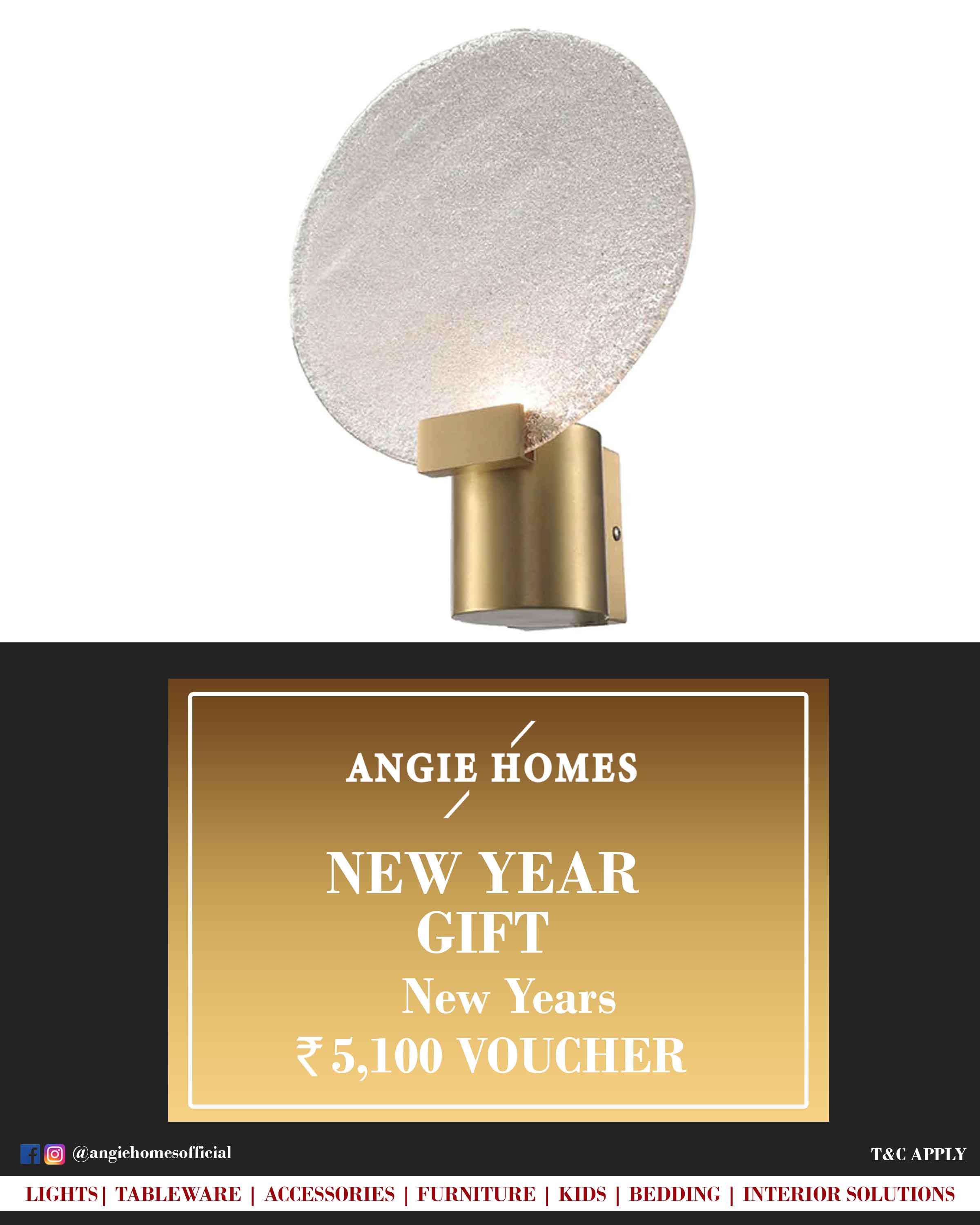 Online New Year Gift Card Voucher for Lights ANGIE HOMES