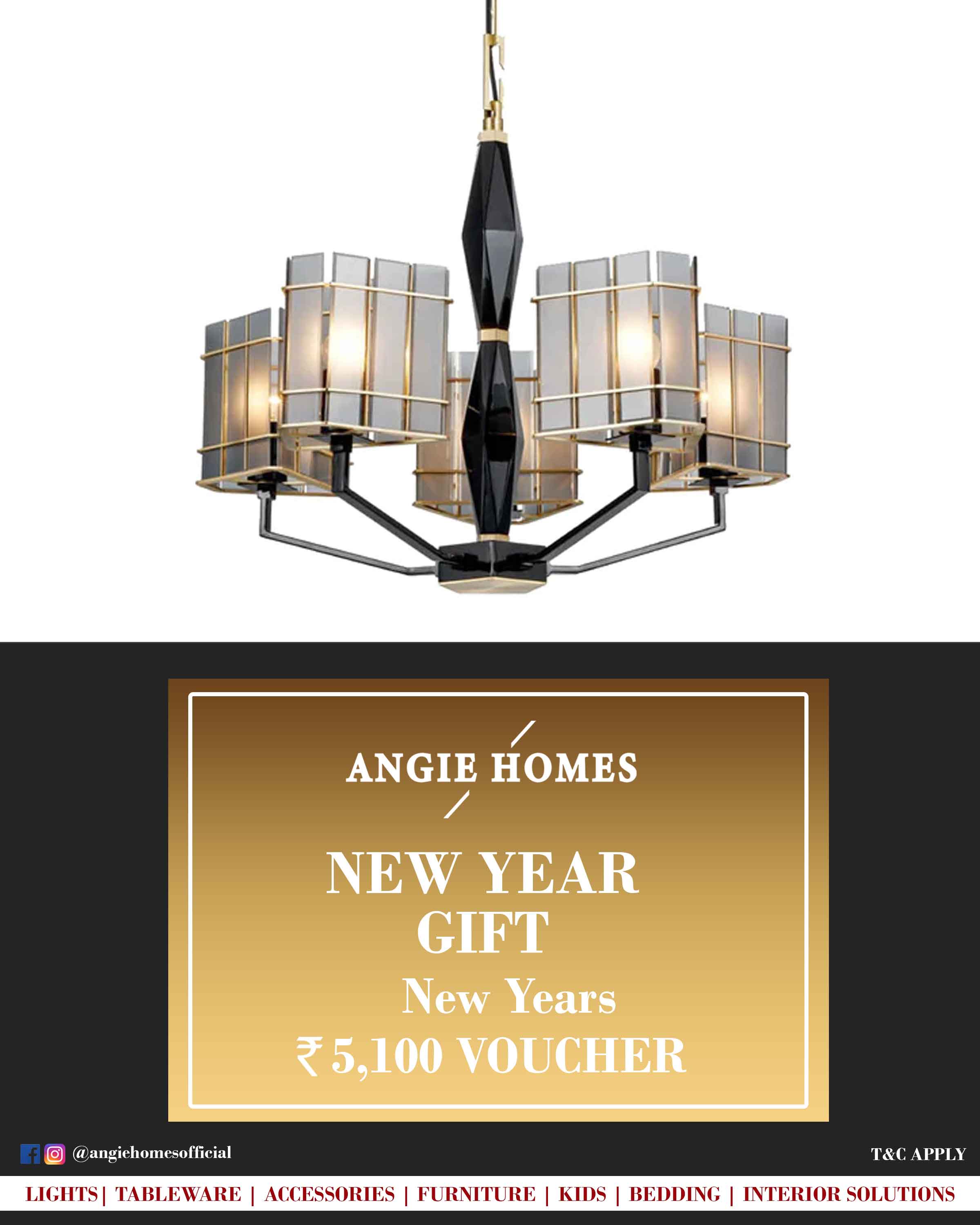 Online New Year Gift Card Voucher for Lights ANGIE HOMES