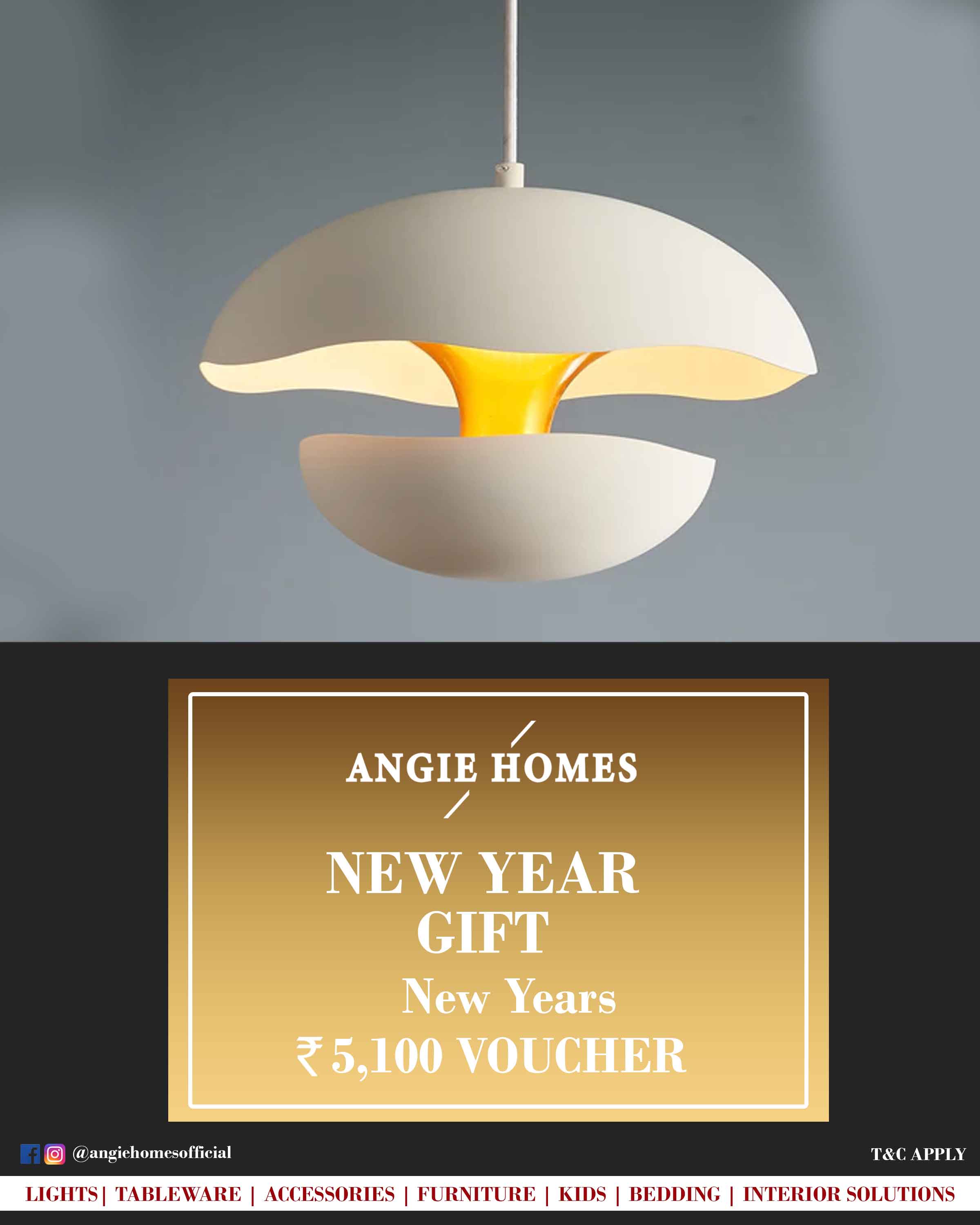 Online New Year Gift Card Voucher for Lights ANGIE HOMES