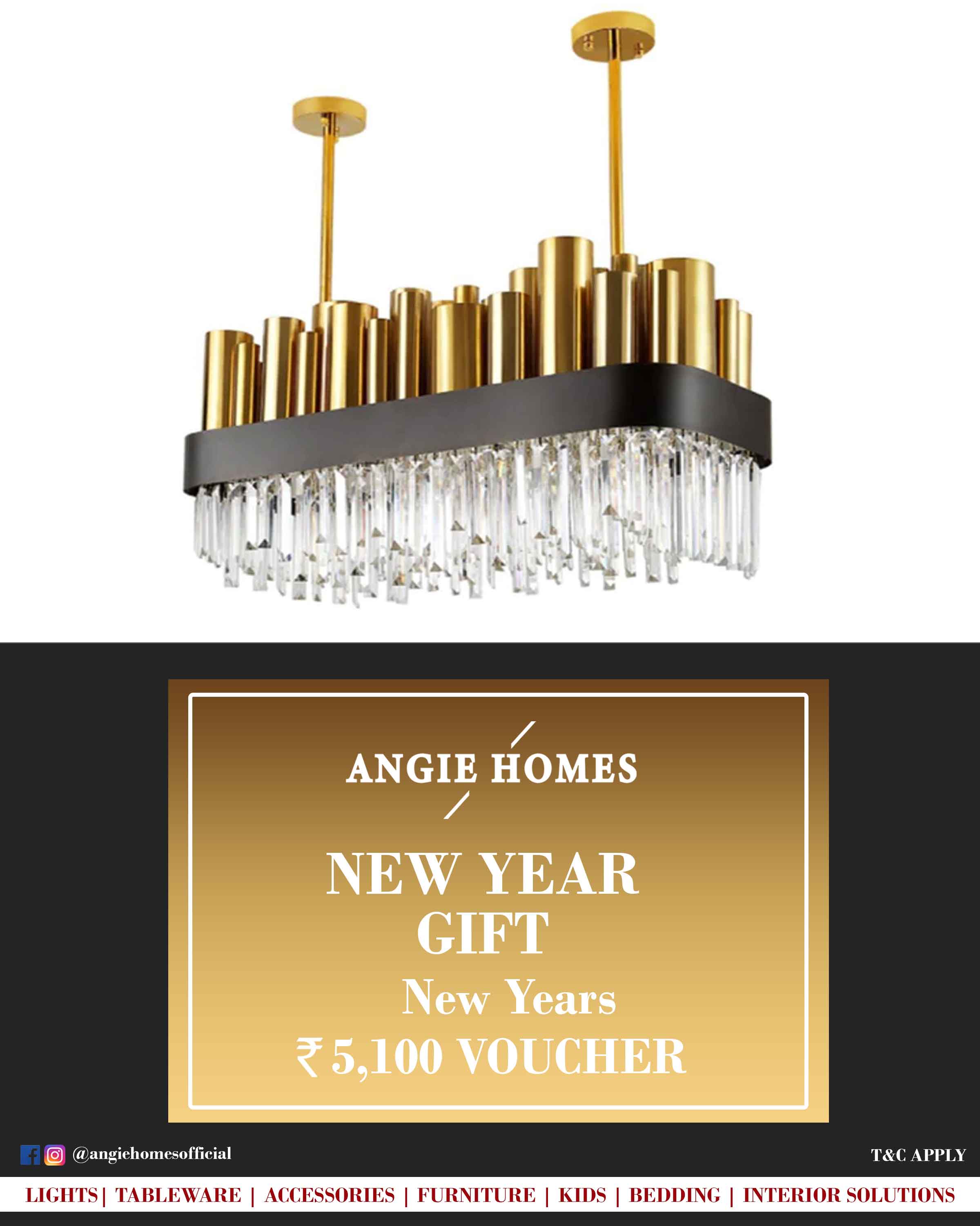 Online New Year Gift Card Voucher for Lights ANGIE HOMES