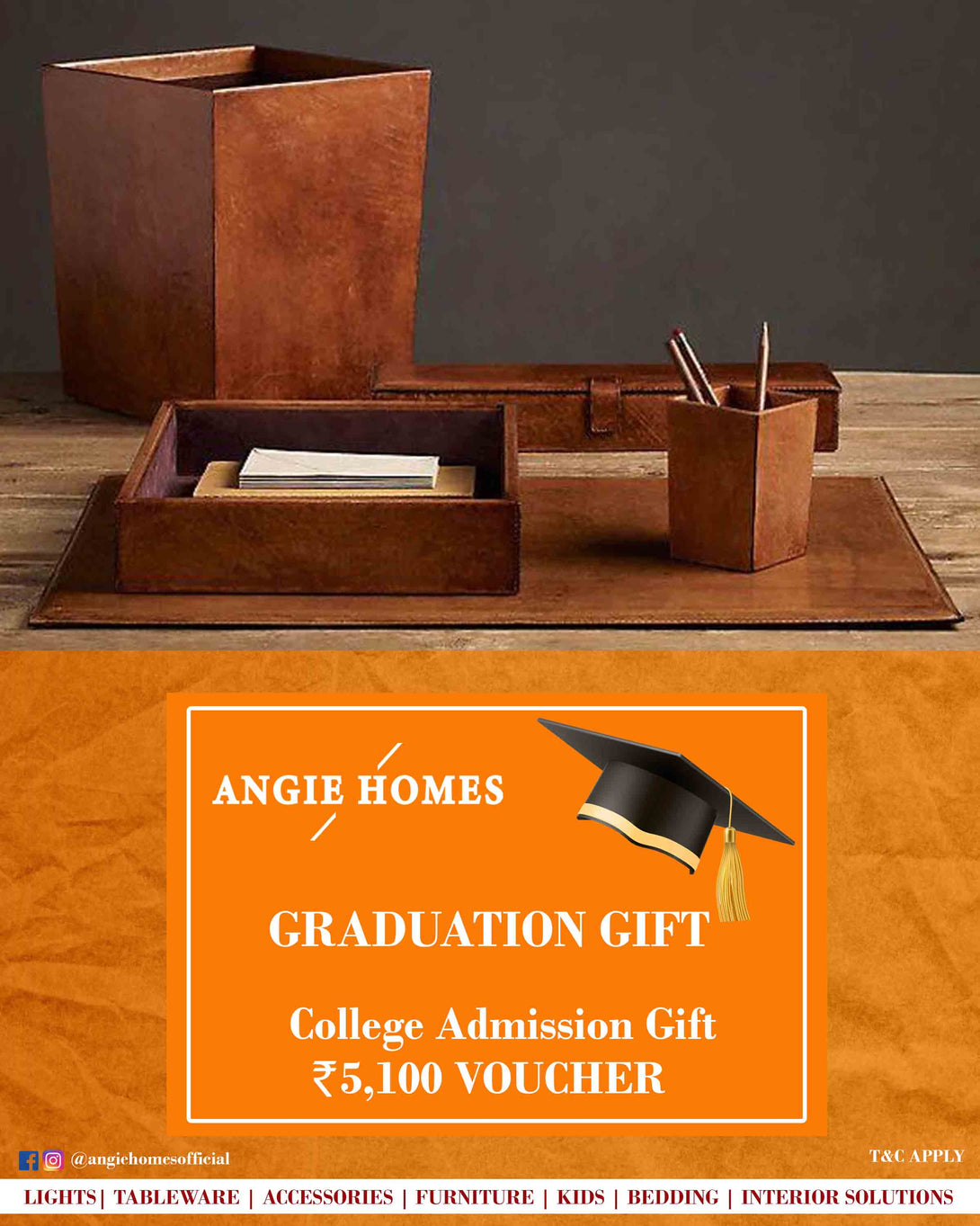 Online Gift Voucher for College Registry ANGIE HOMES