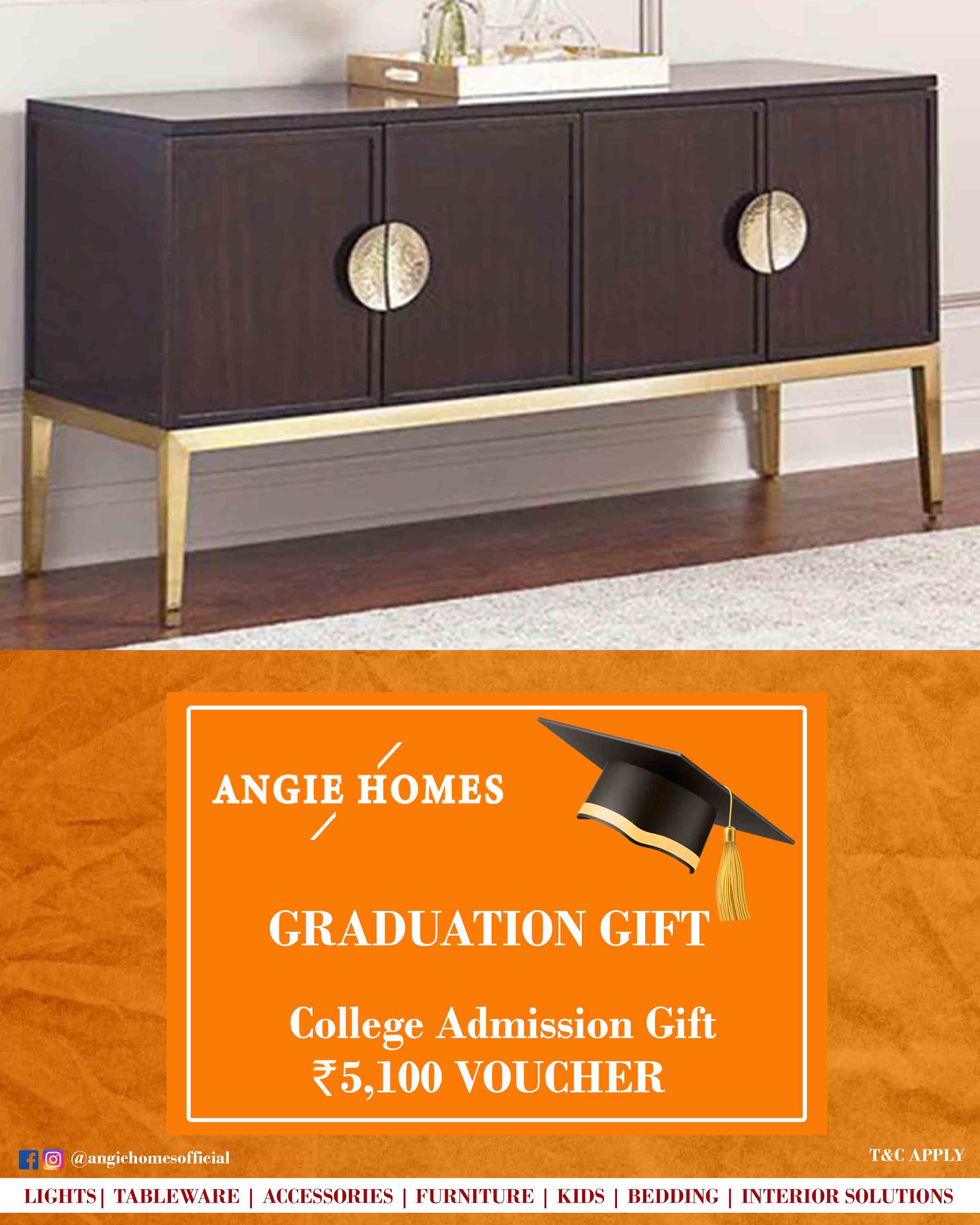 Online Gift Voucher for College Registry ANGIE HOMES