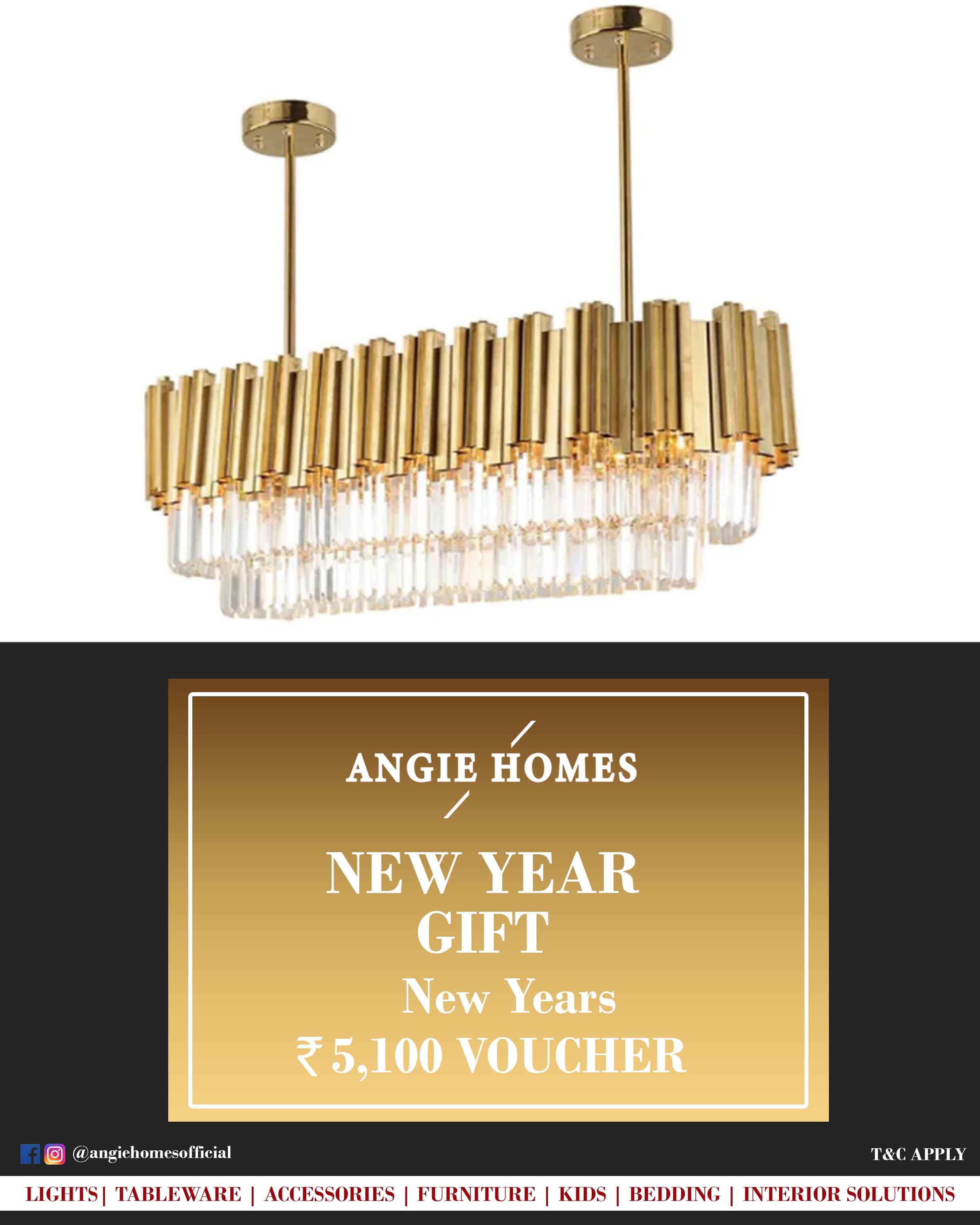 Online New Year Gift Card Voucher for Lights ANGIE HOMES