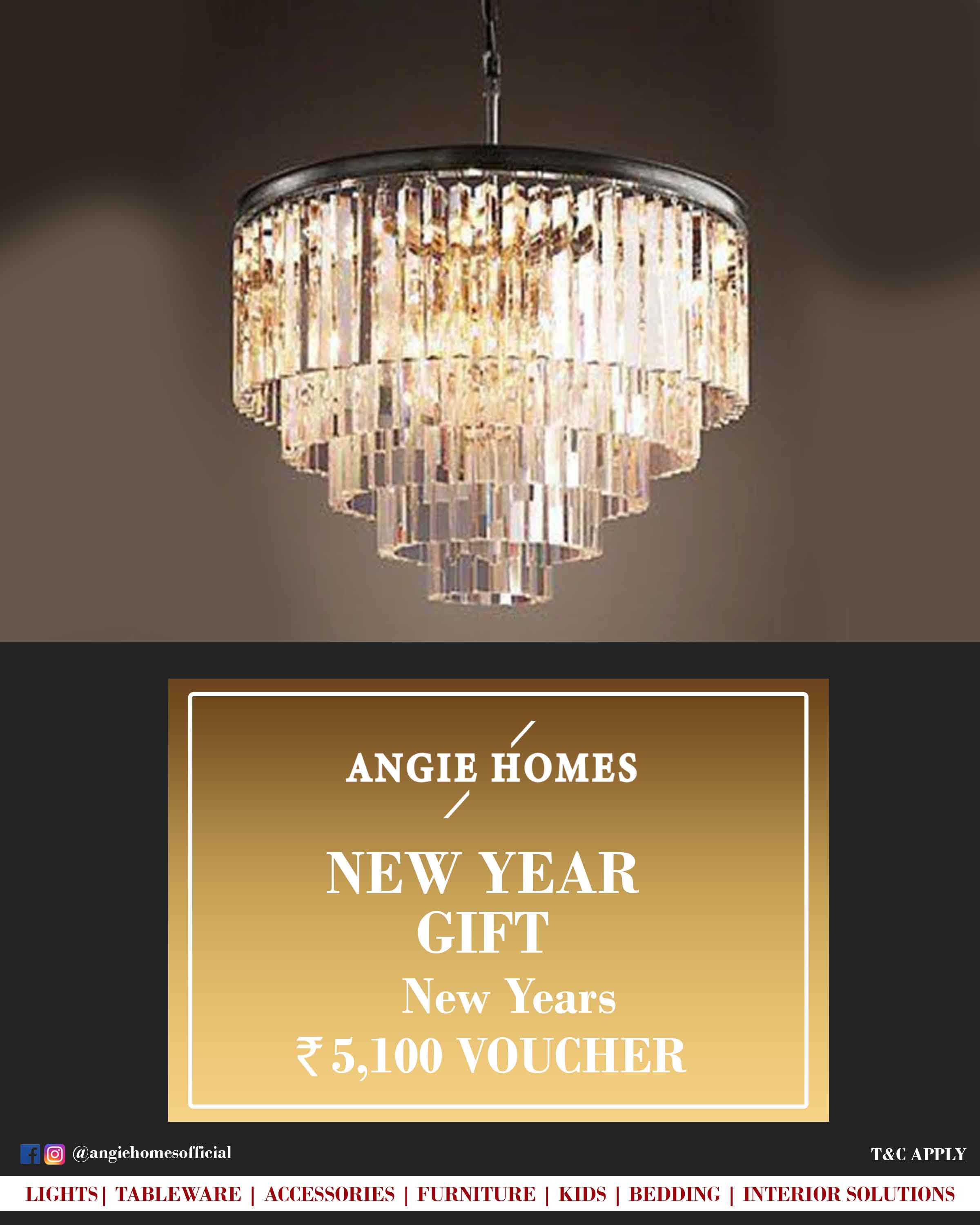 Online New Year Gift Card Voucher for Lights ANGIE HOMES