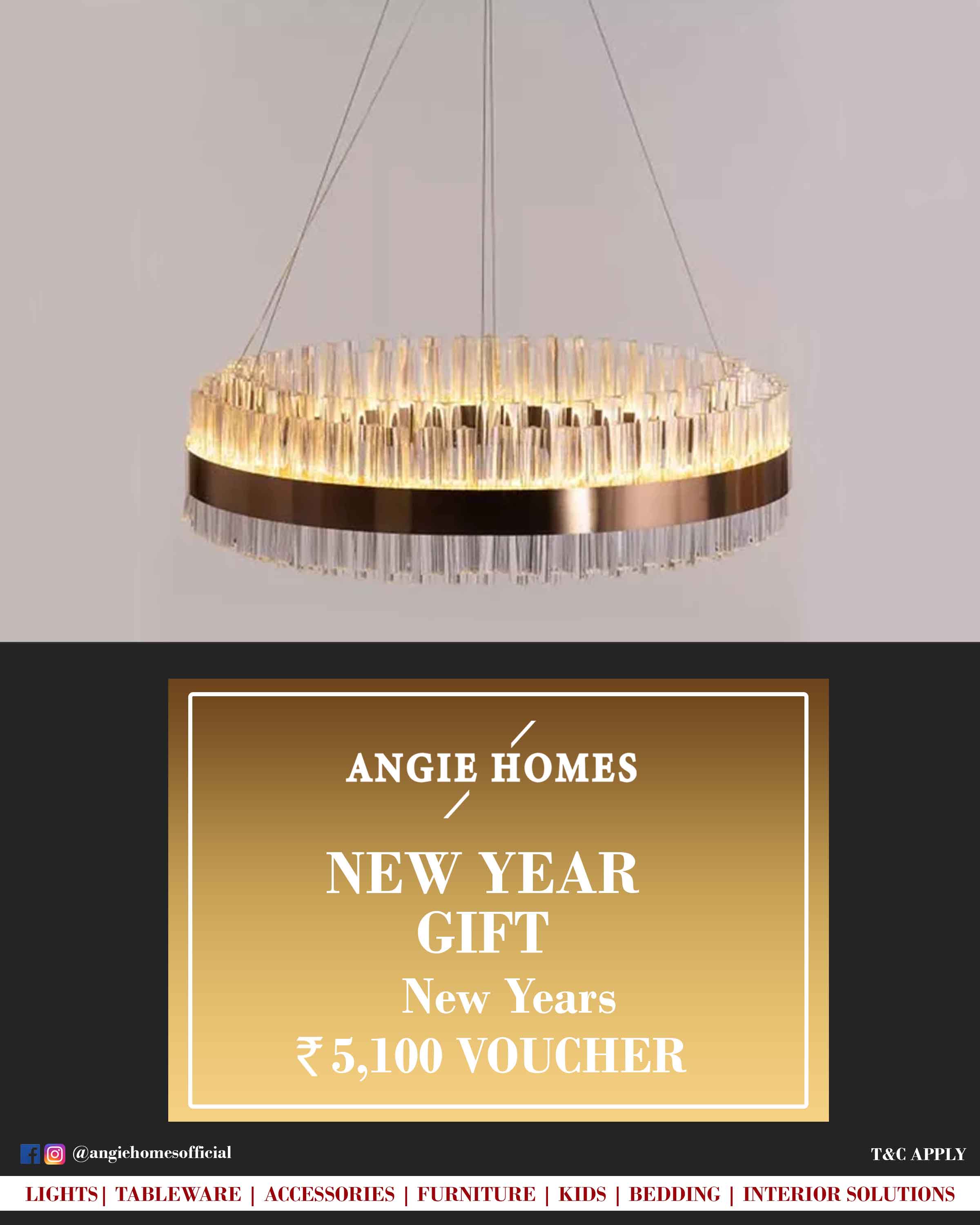 Online New Year Gift Card Voucher for Lights ANGIE HOMES