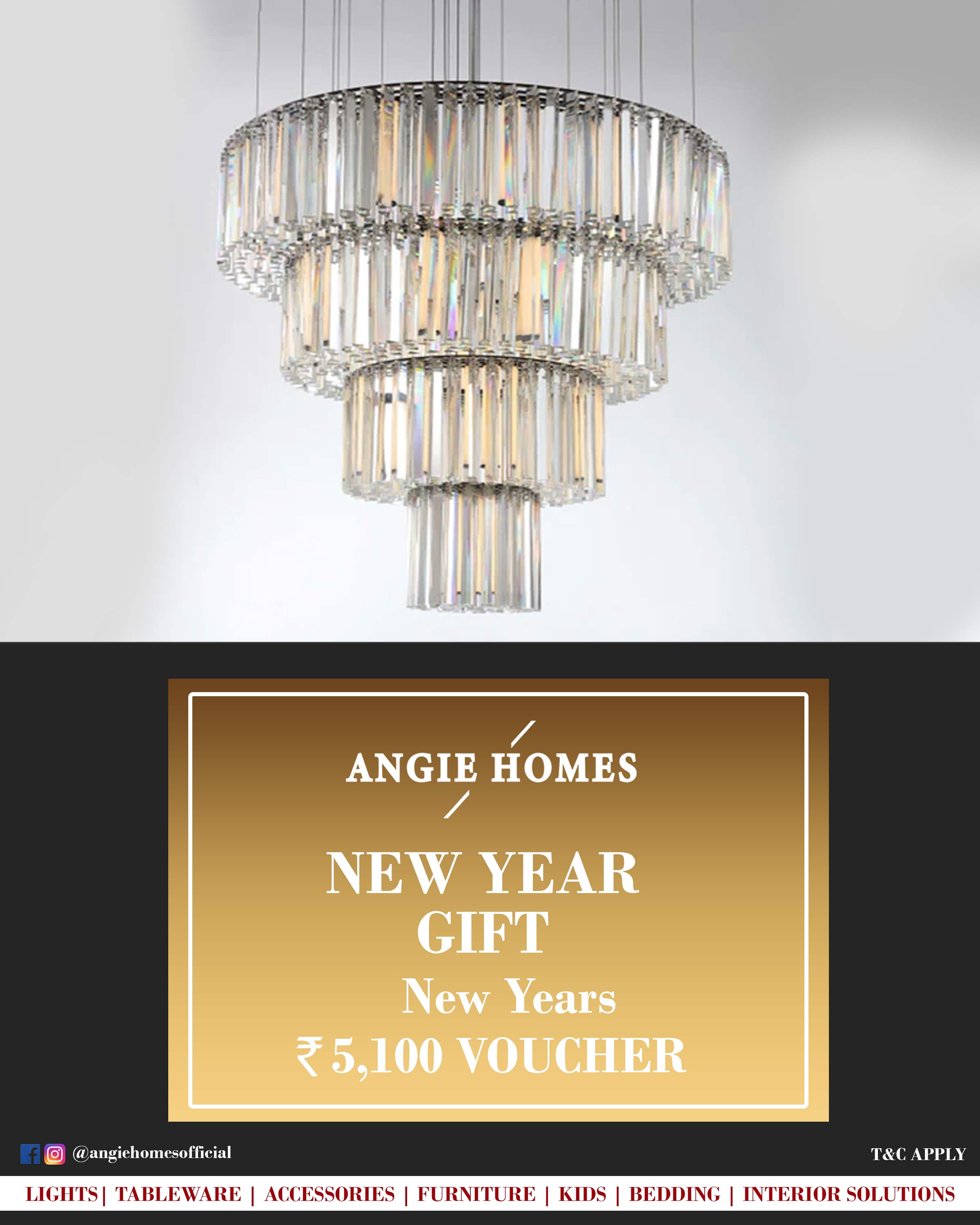 Online New Year Gift Card Voucher for Lights ANGIE HOMES