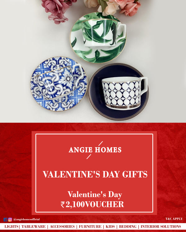 Online Happy Valentine's Day Gift Card Voucher for Tea Mug ANGIE HOMES