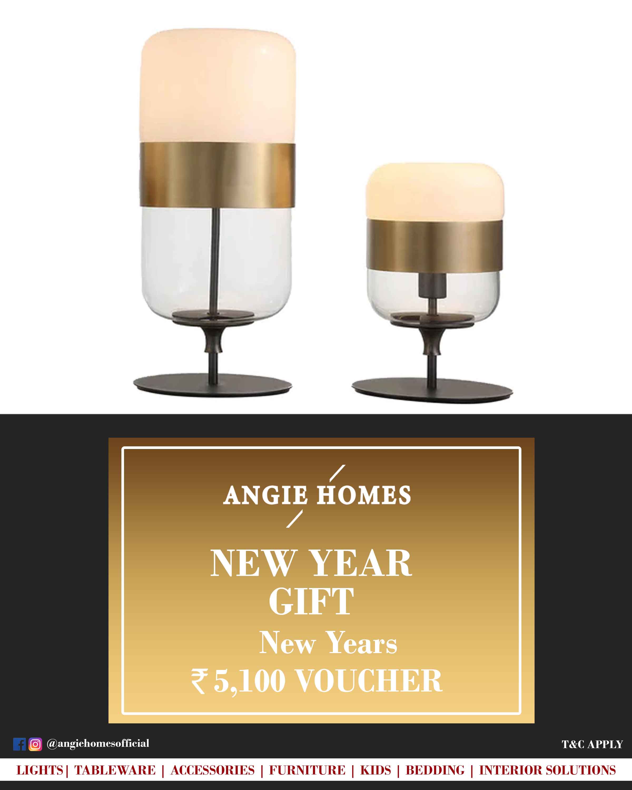 Online New Year Gift Voucher for Online Light | Table Lamp ANGIE HOMES