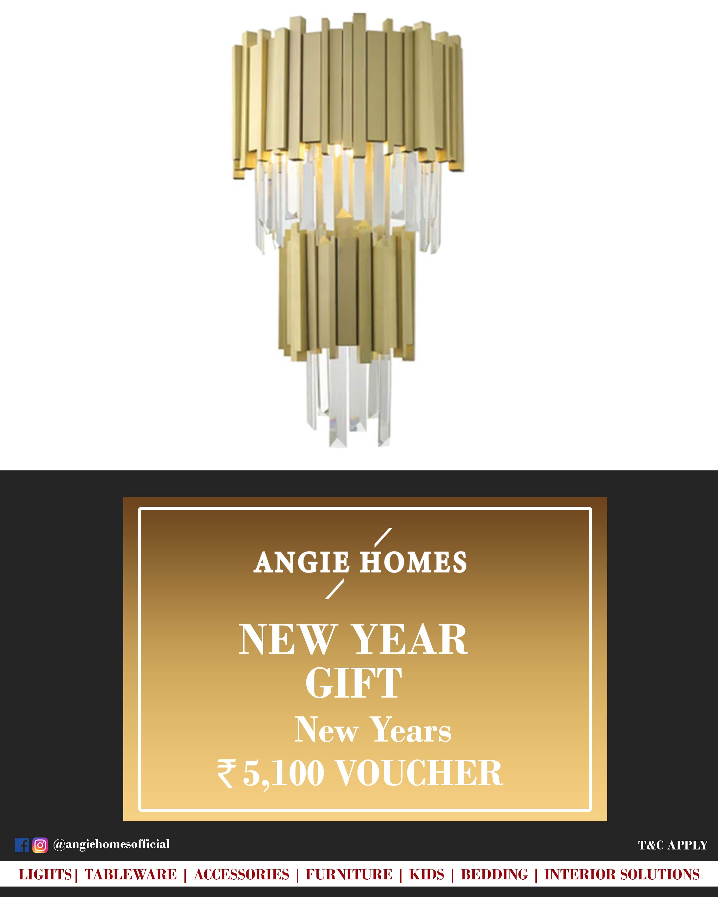 Online New Year Gift Card Voucher for Lights ANGIE HOMES