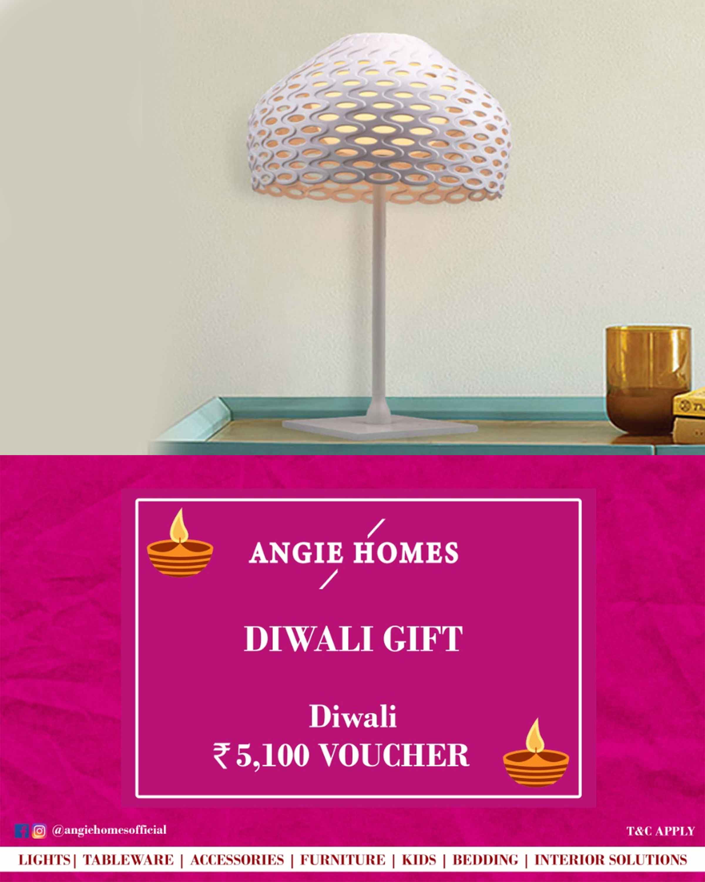 Online Diwali Gift Card Voucher for Stylish Table Lamp | Lights ANGIE HOMES