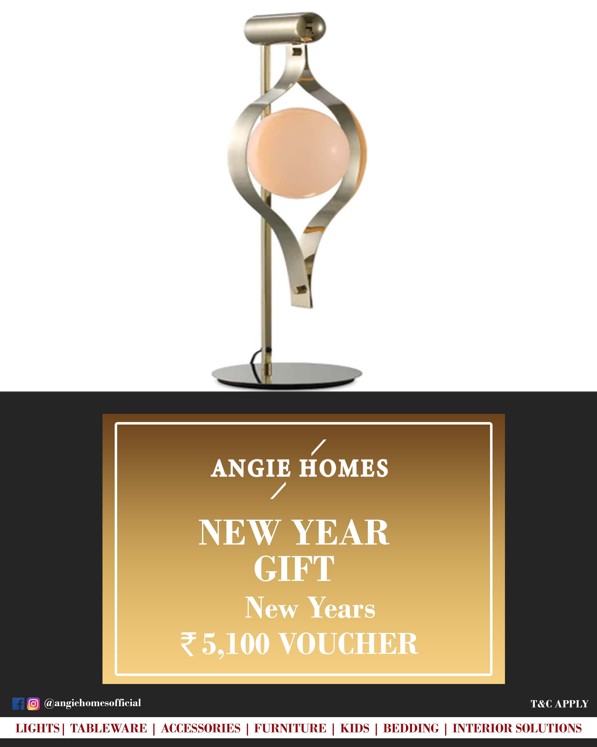 Online New Year Gift Card Voucher for Lights ANGIE HOMES