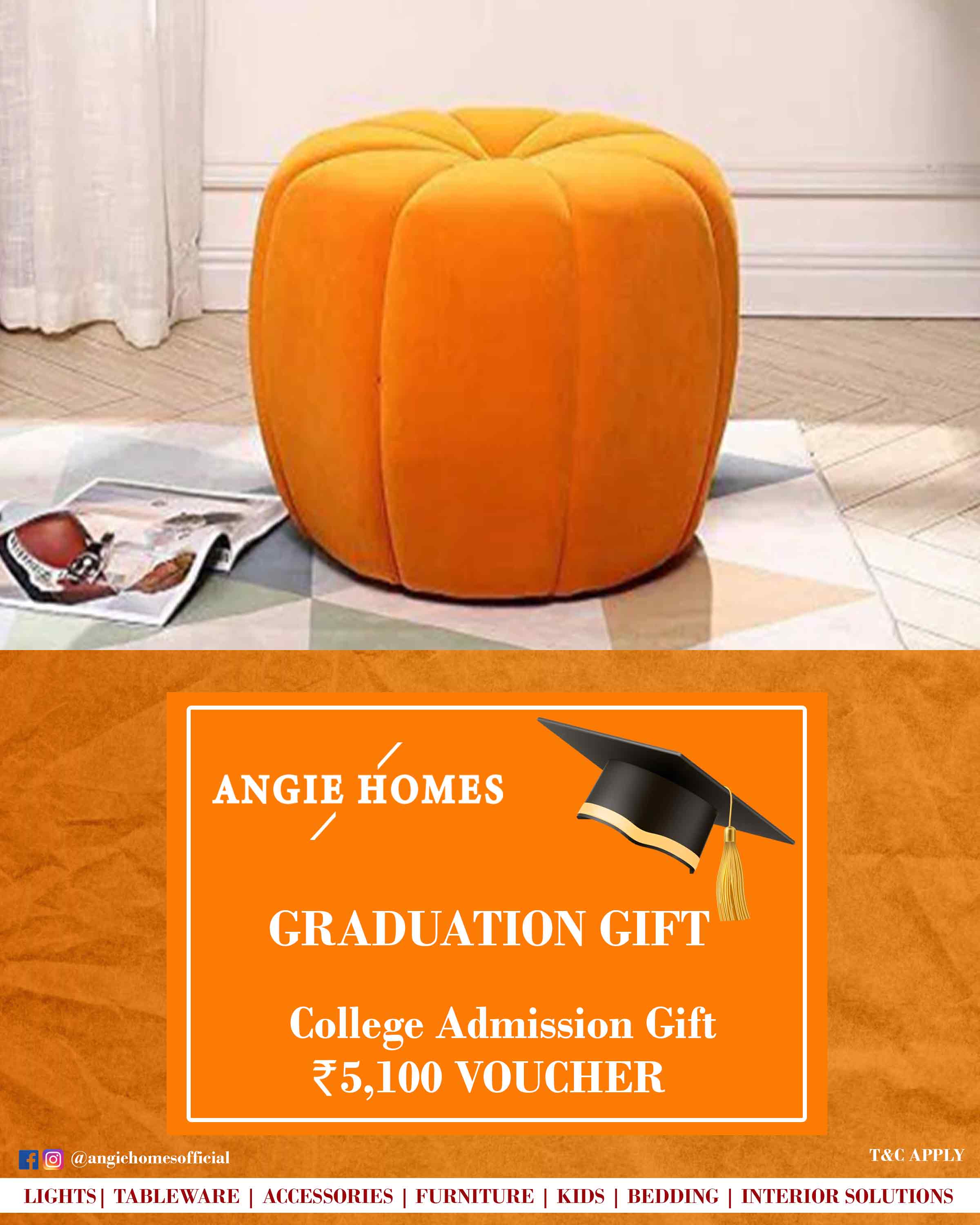 Online Gift Voucher for College Registry ANGIE HOMES