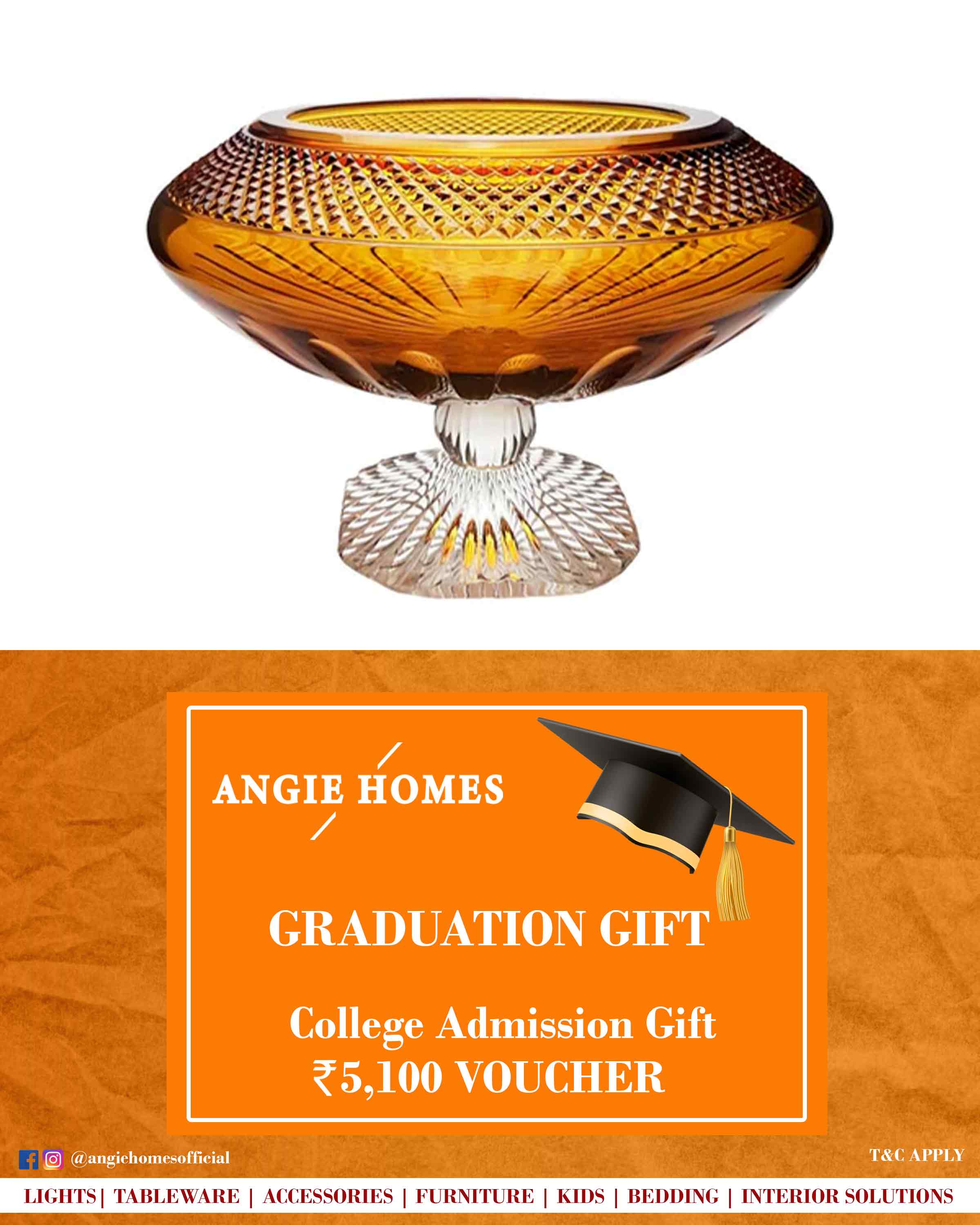 Online Gift Voucher for College Registry ANGIE HOMES