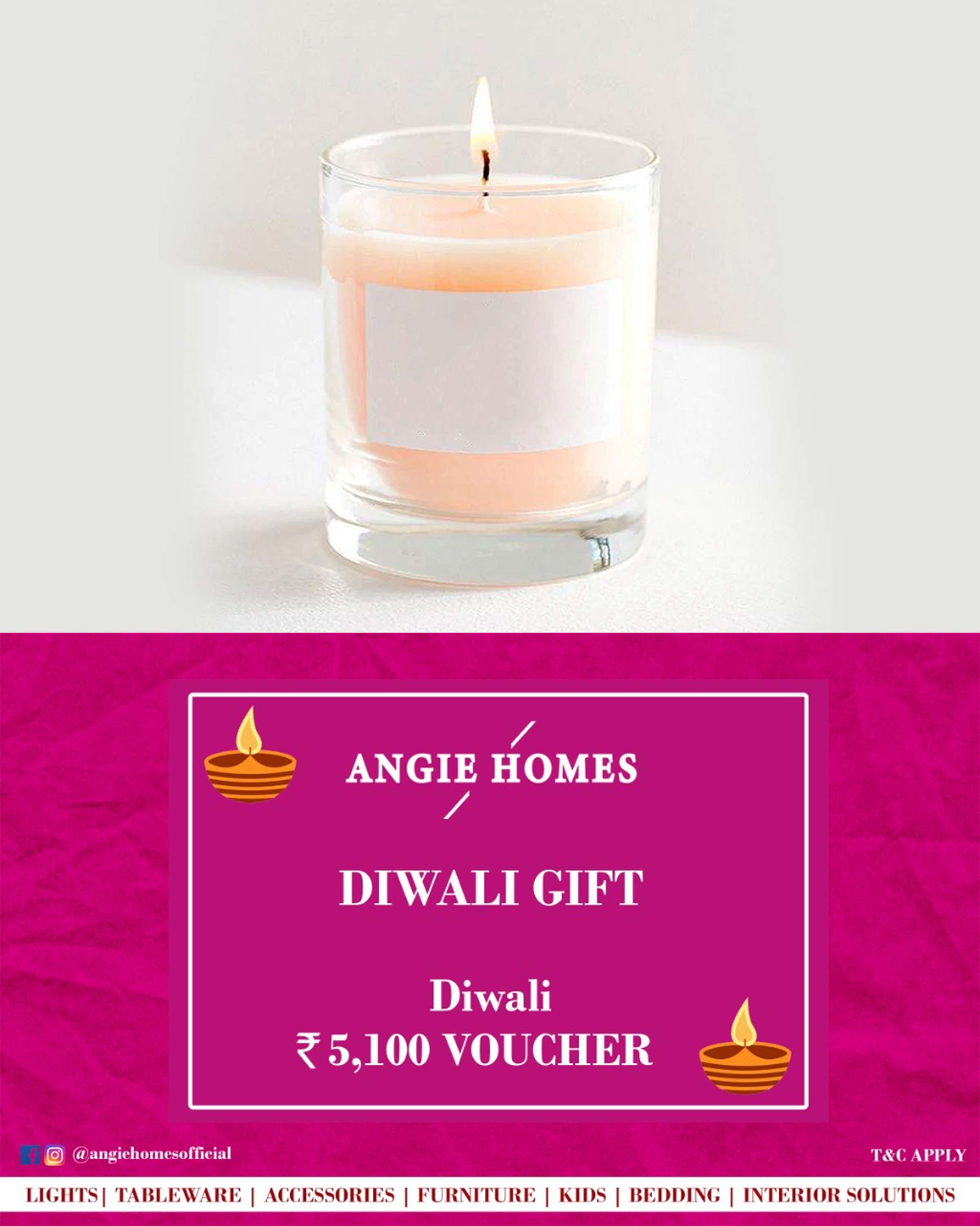 Online Diwali Gift Card Voucher for Candle | Home Decor Accessories ANGIE HOMES