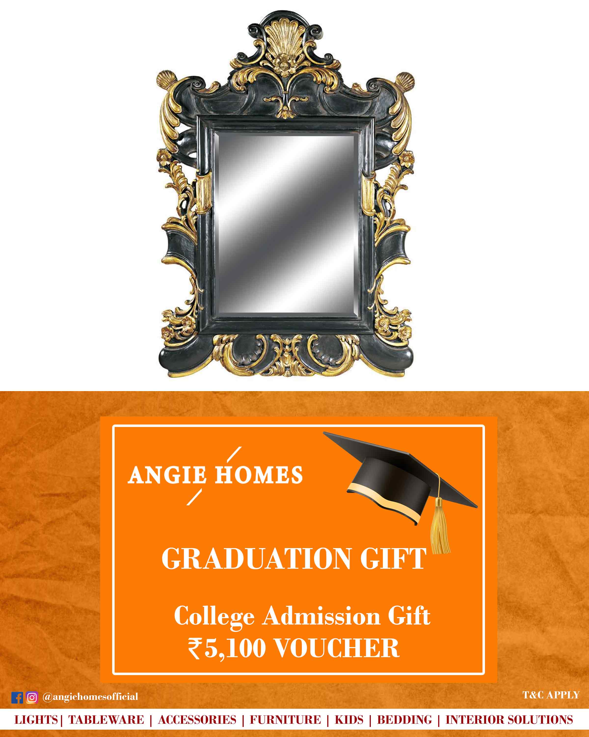 Online Gift Voucher for College Registry ANGIE HOMES