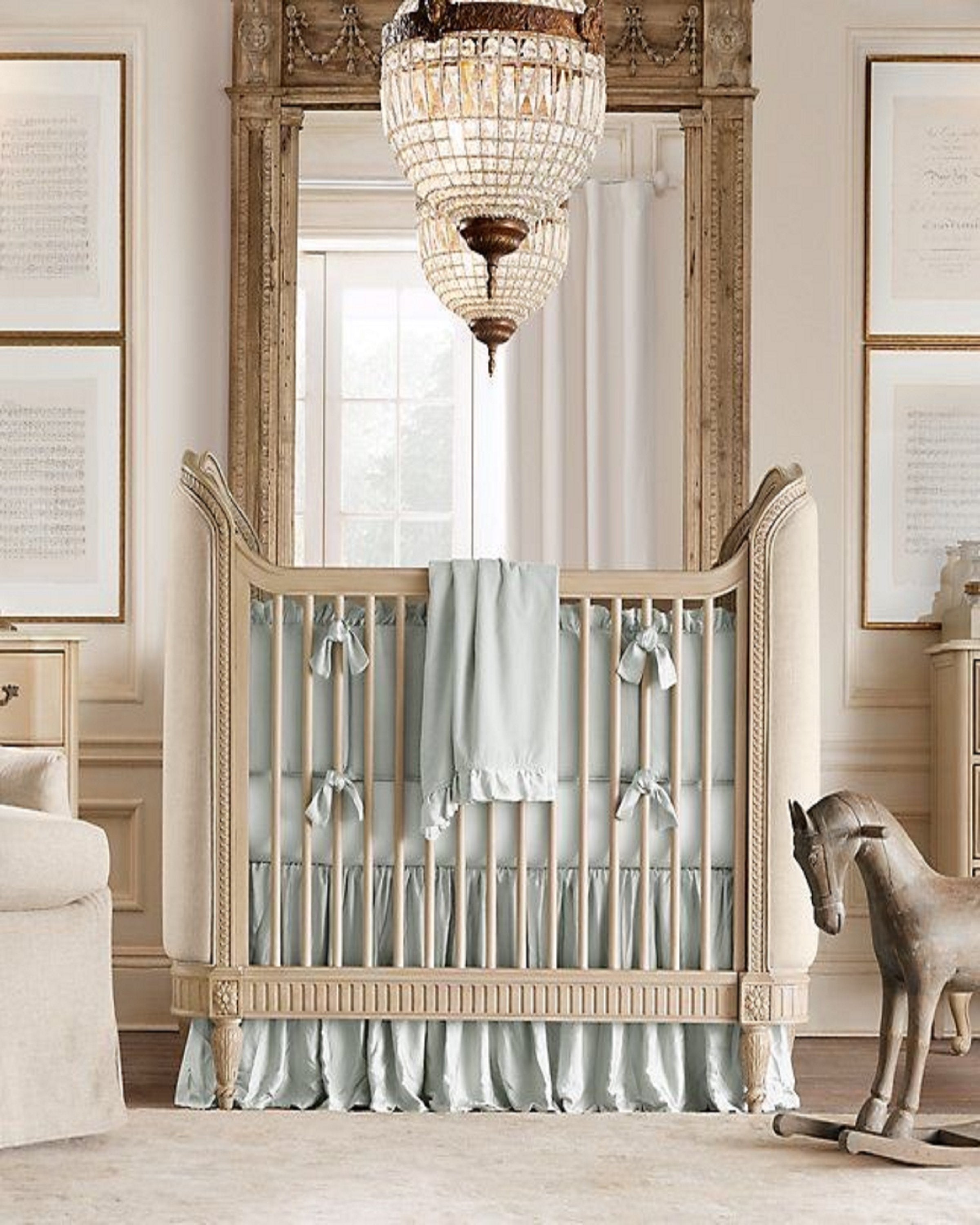 Large Crib Set Milo Super Comfy Baby Cribs - Complete Baby Nursery set – ANGIE HOMES