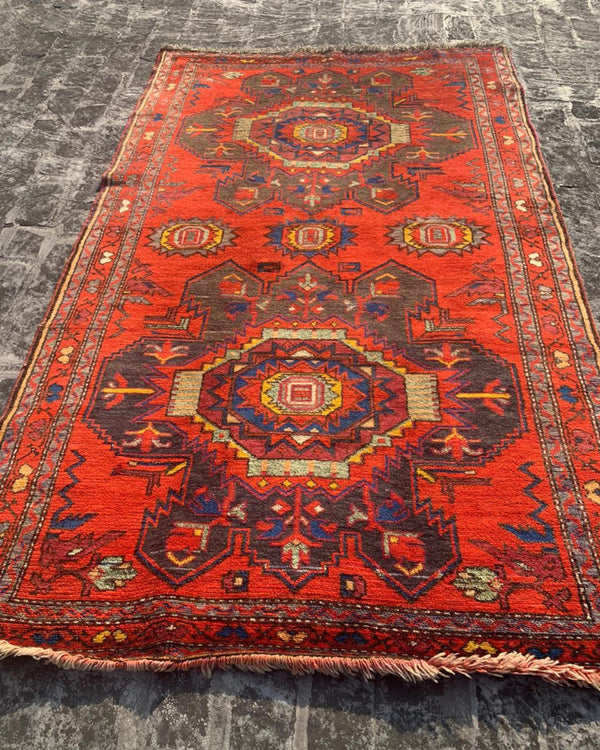 ANDAZ ORANGE - KASHMIRI CARPET- ANGIE'S INDIA ANGIE KRIPALANI DESIGN - ANGIE HOMES- ANGIES INDIA