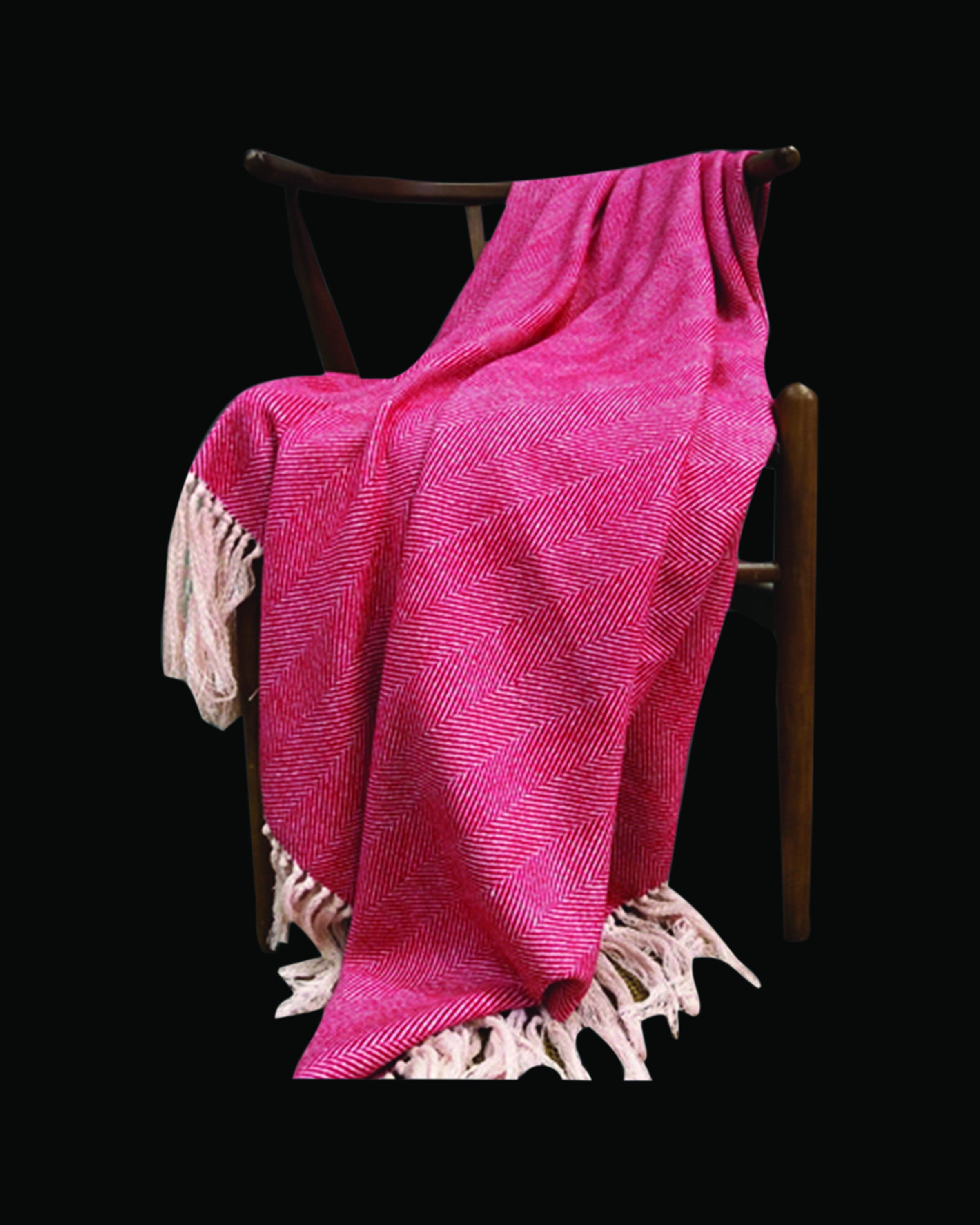 Luxury Pink throws & blankets