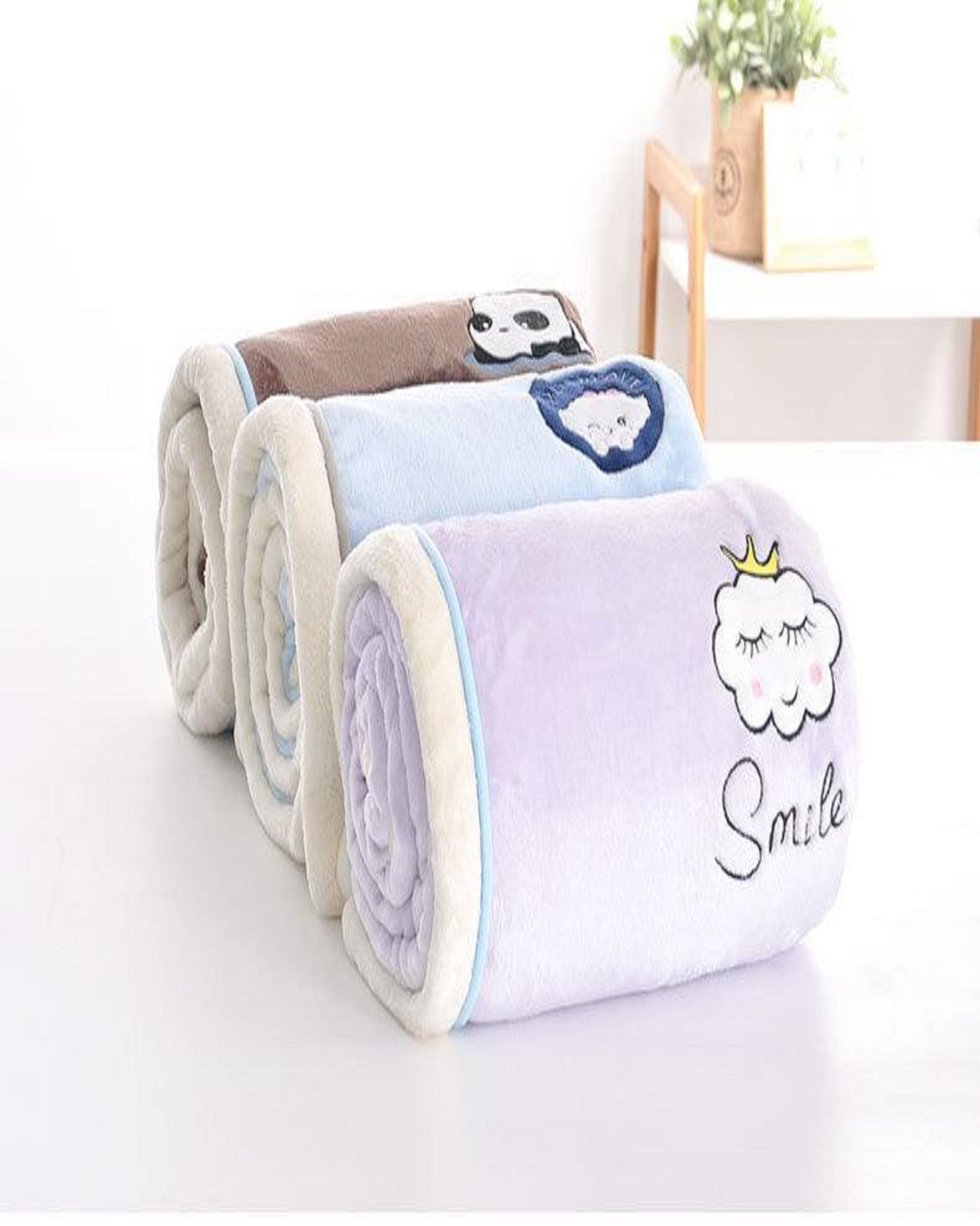 Luxury Baby White Blanket