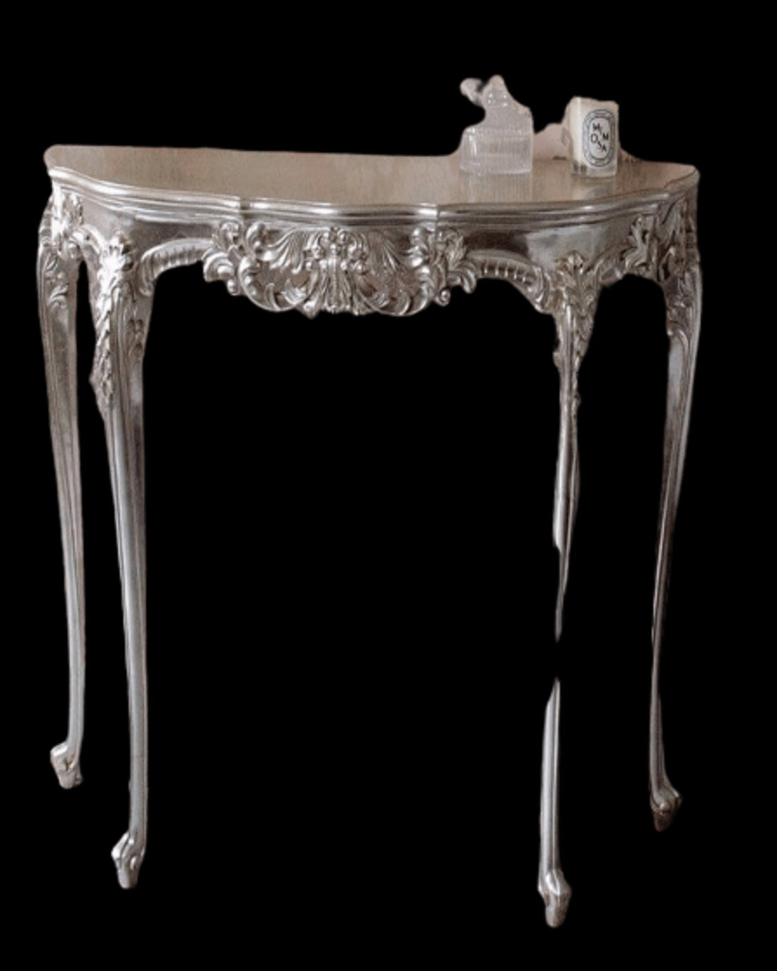 Luxury Silver leaf console
