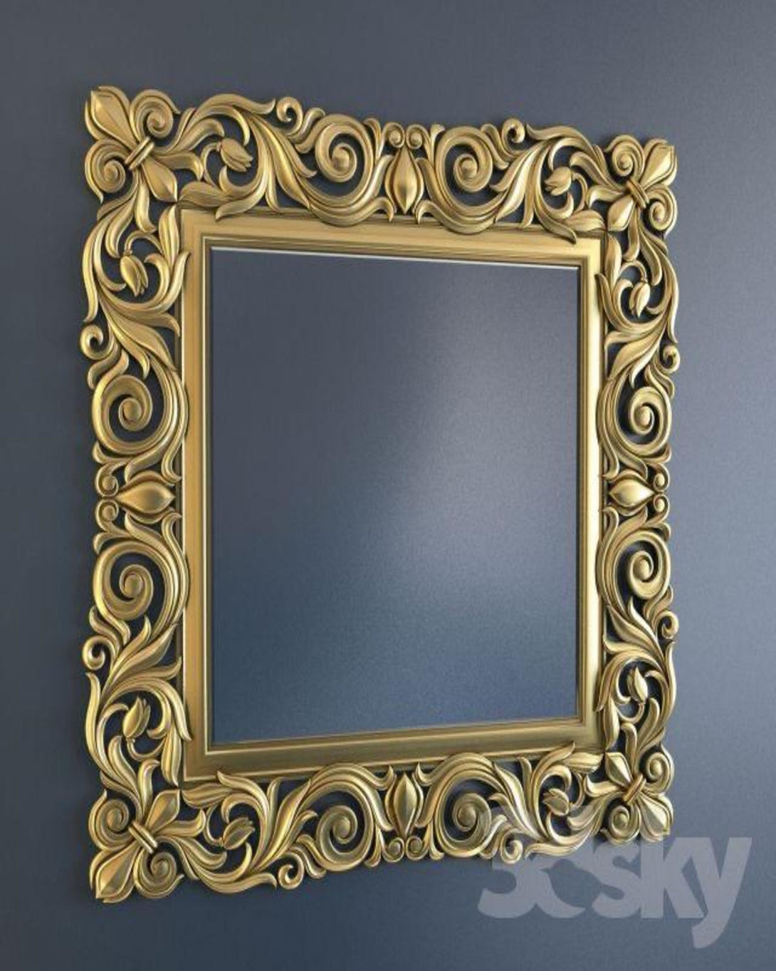 Luxury Classic Gold Mirror