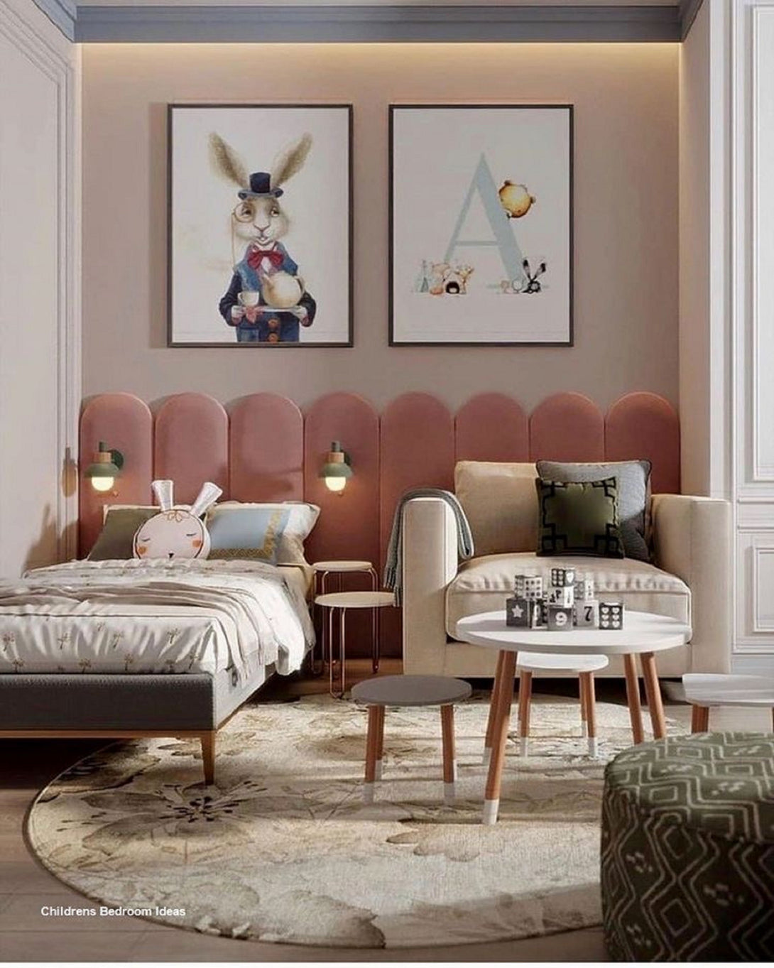 Luxury Single Bed With Head Board