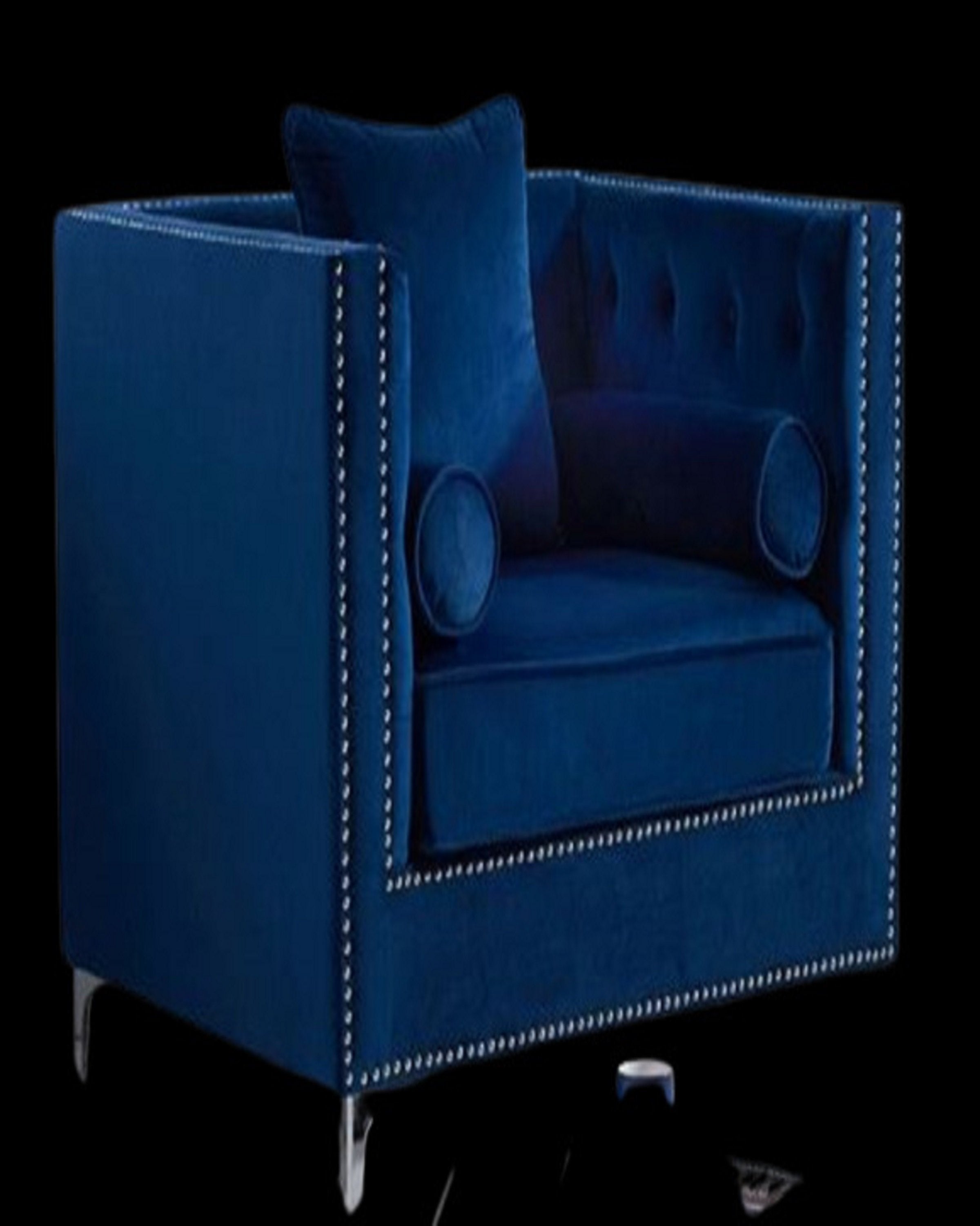 Azar Blue Sofa Chair